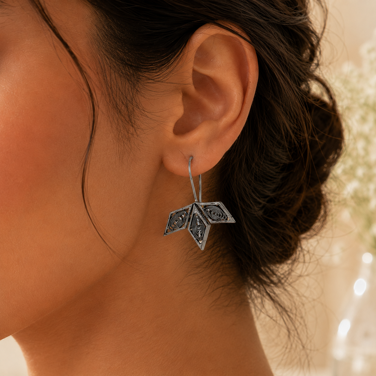 STYLISH SILVER EARRINGS