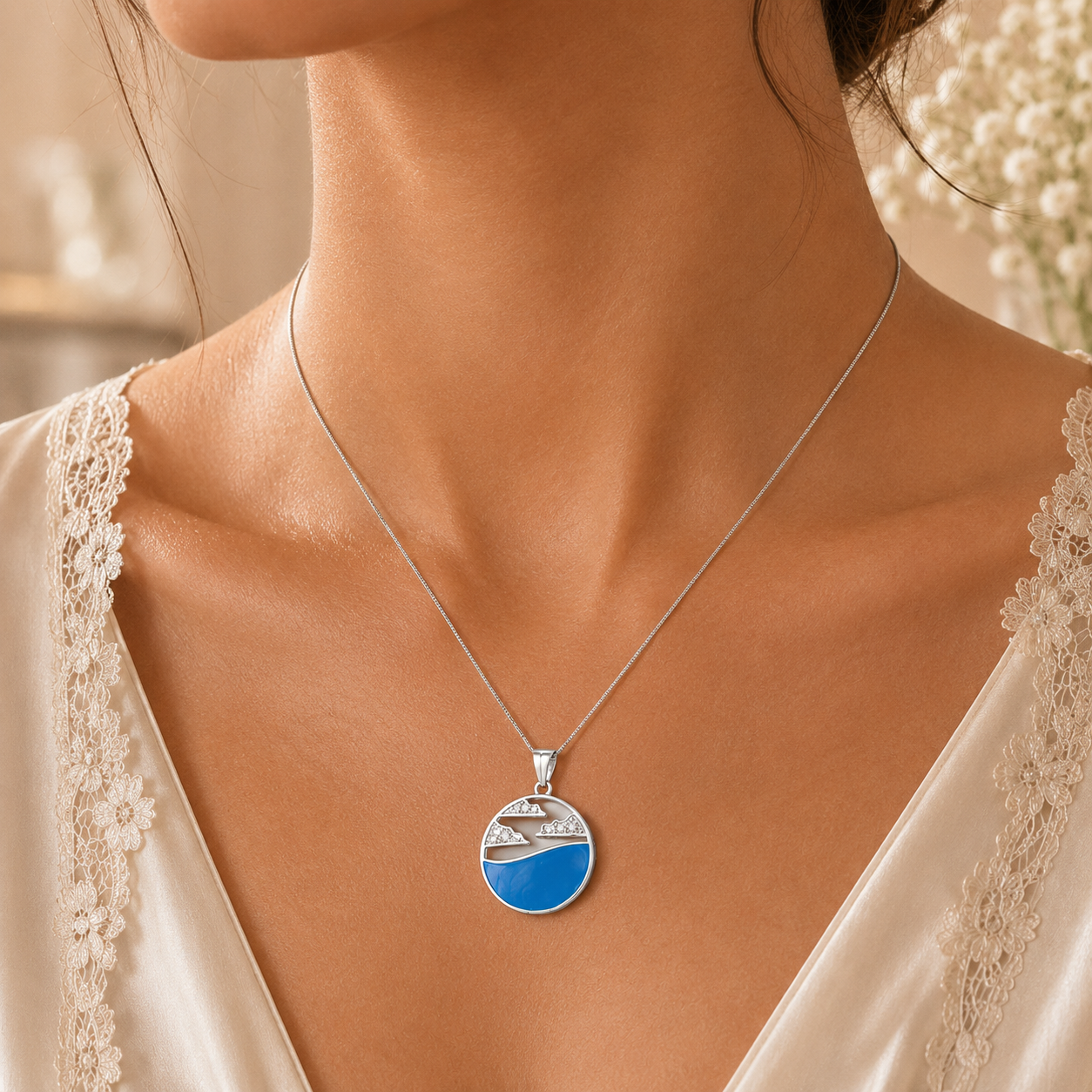 Nature's Love Silver Pendant