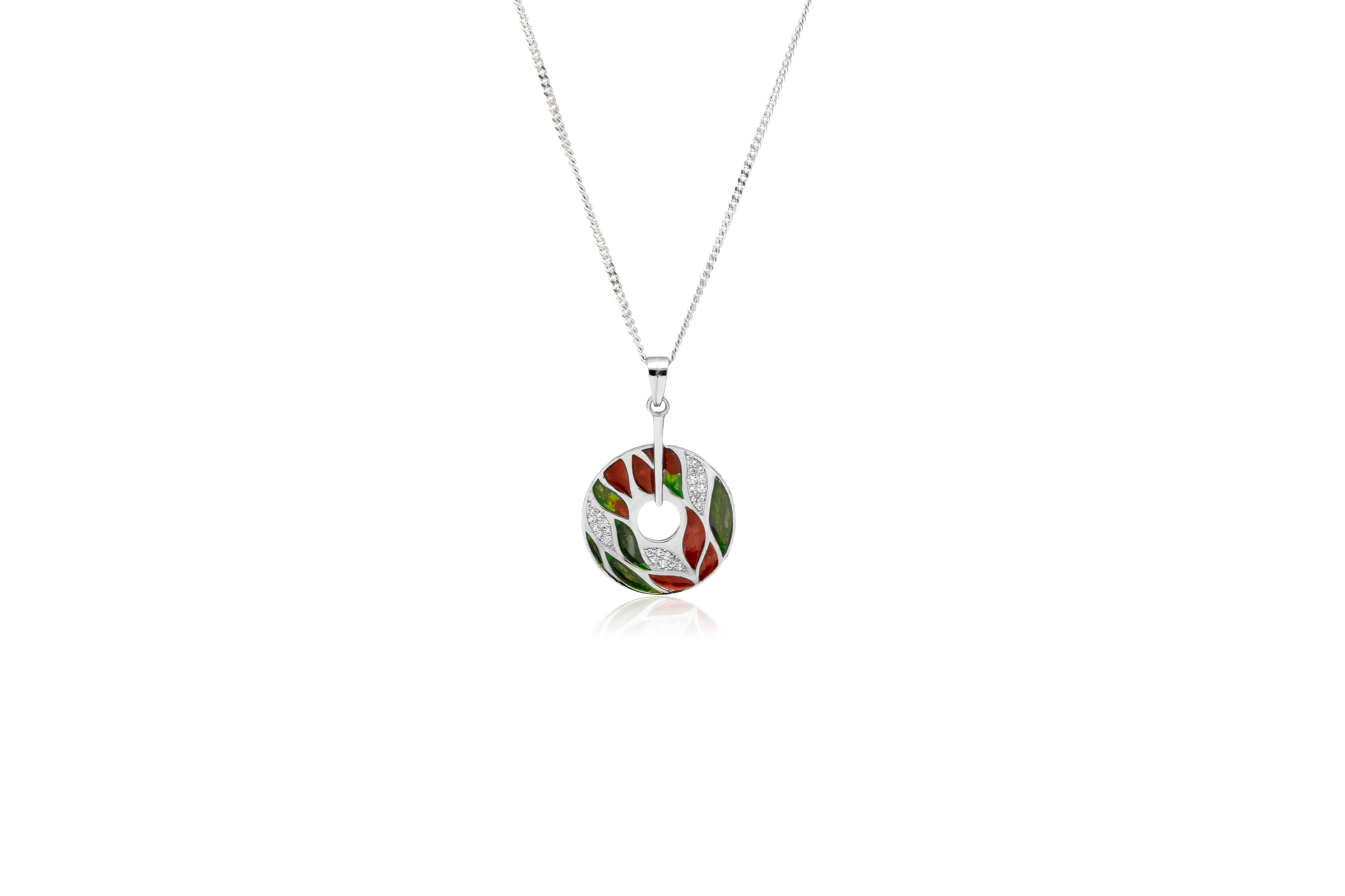 ENCHANTED FLAME SILVER PENDANT