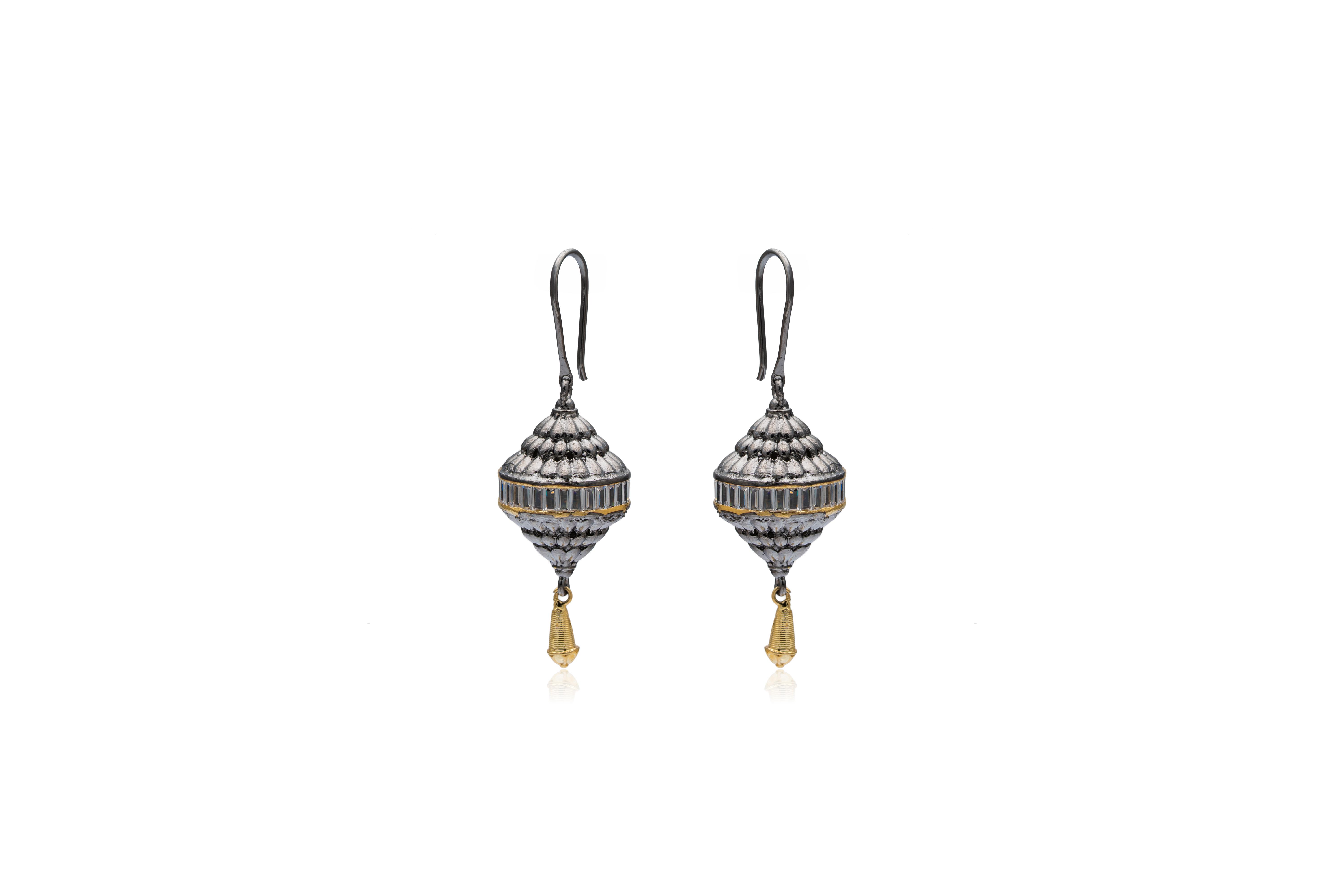 MINARET WHISPERS SILVER EARRINGS