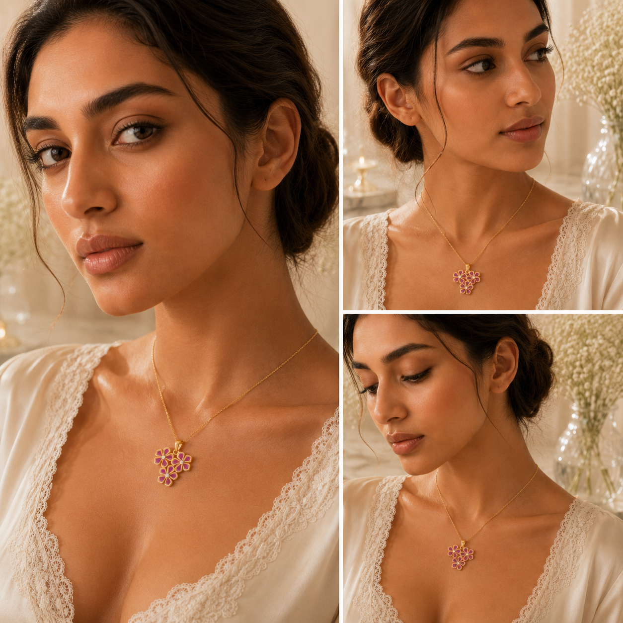 BLOSSOM SHINE SILVER PENDANT
