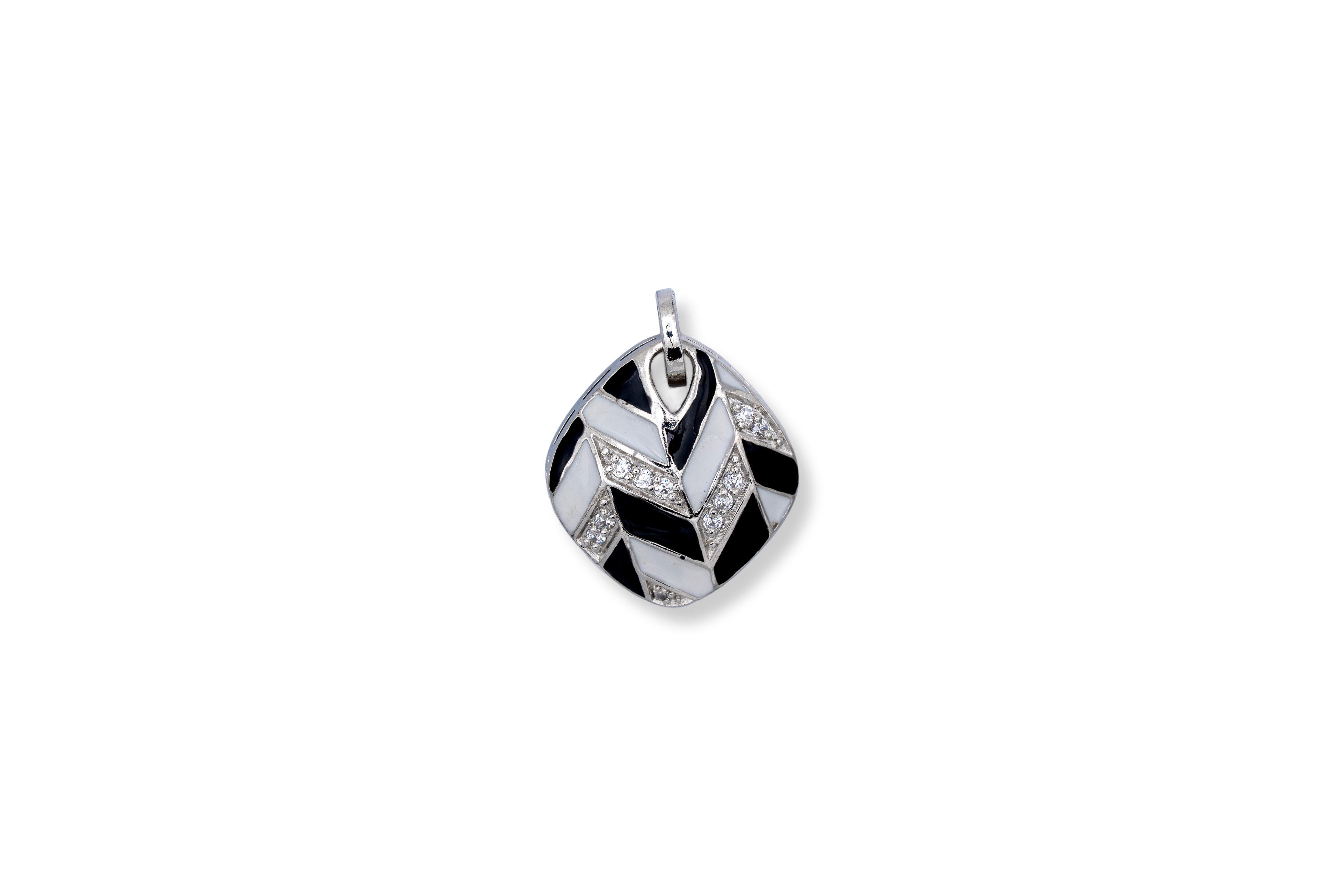 MONOCHROME SILVER PENDANT