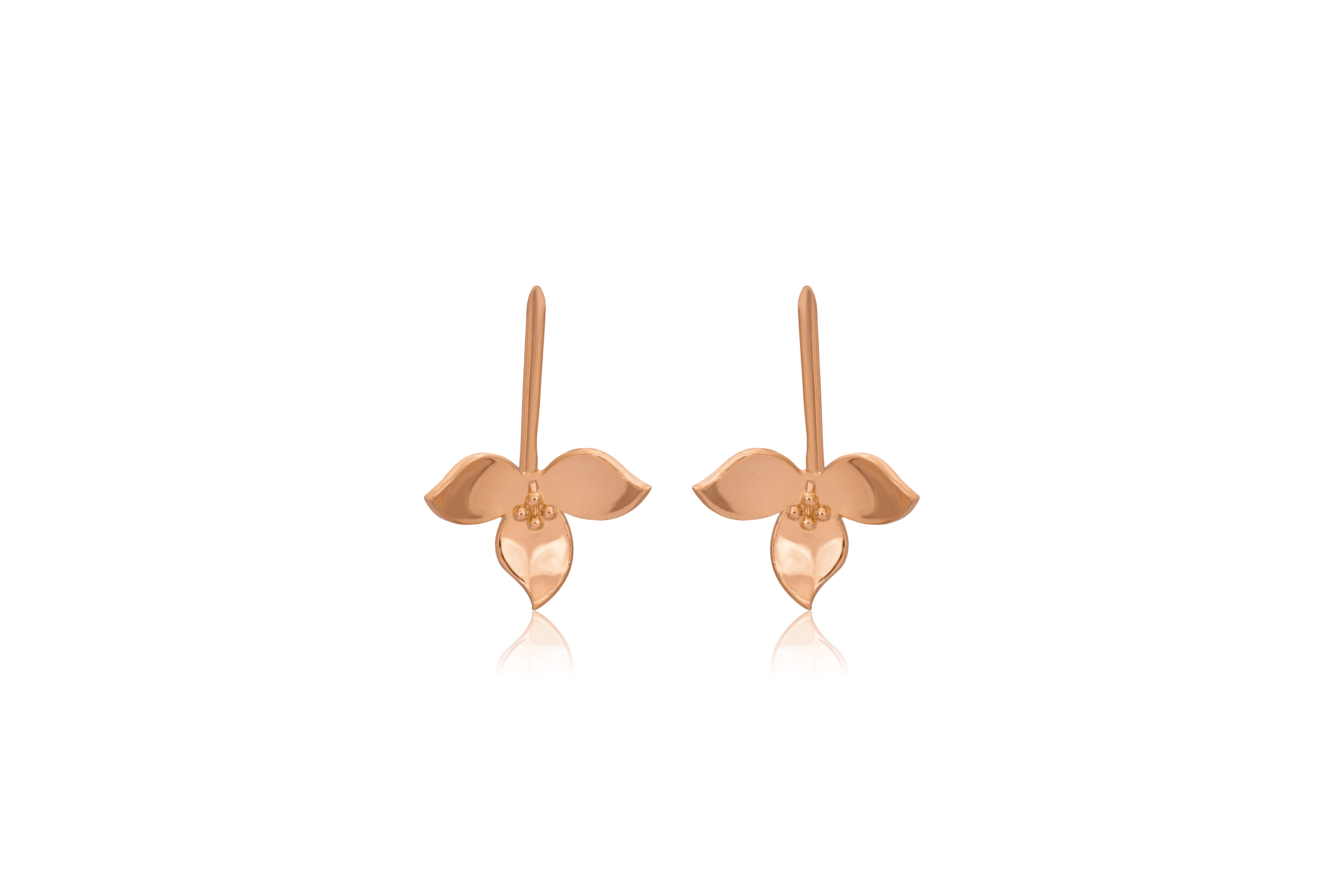 BLOOMING FLORAL SILVER EARRINGS