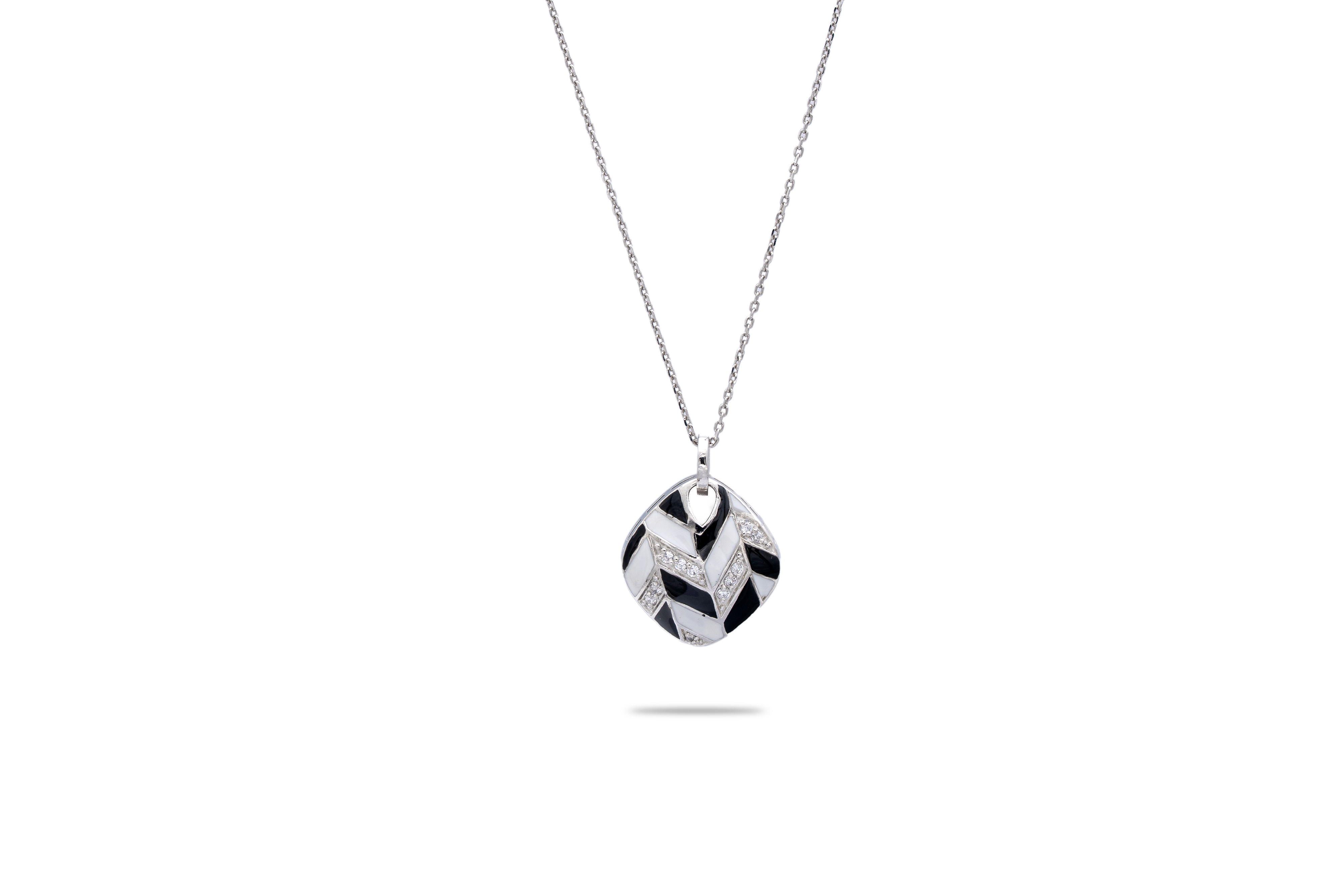 MONOCHROME SILVER PENDANT