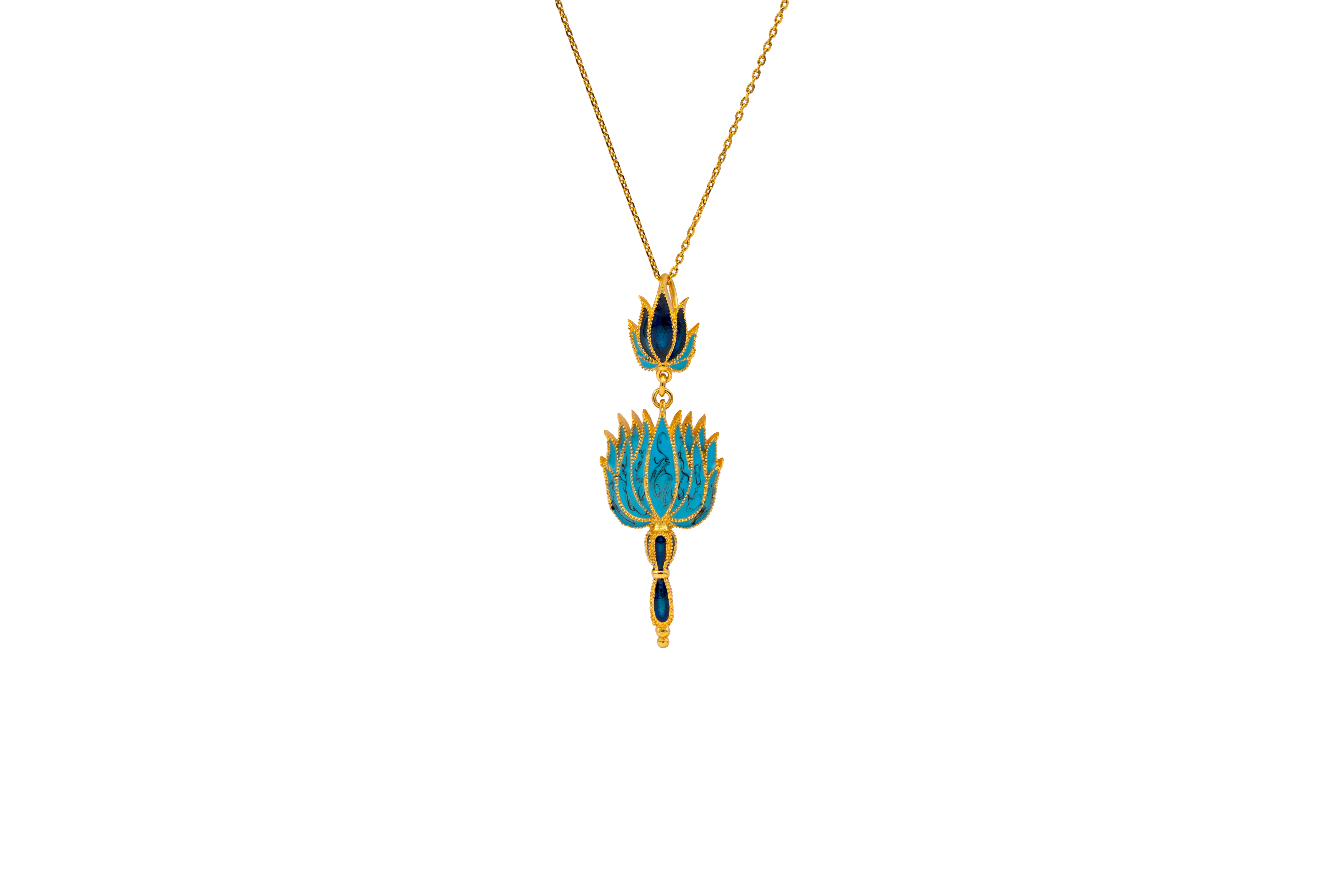 LOTUS HARMONY SILVER PENDANT