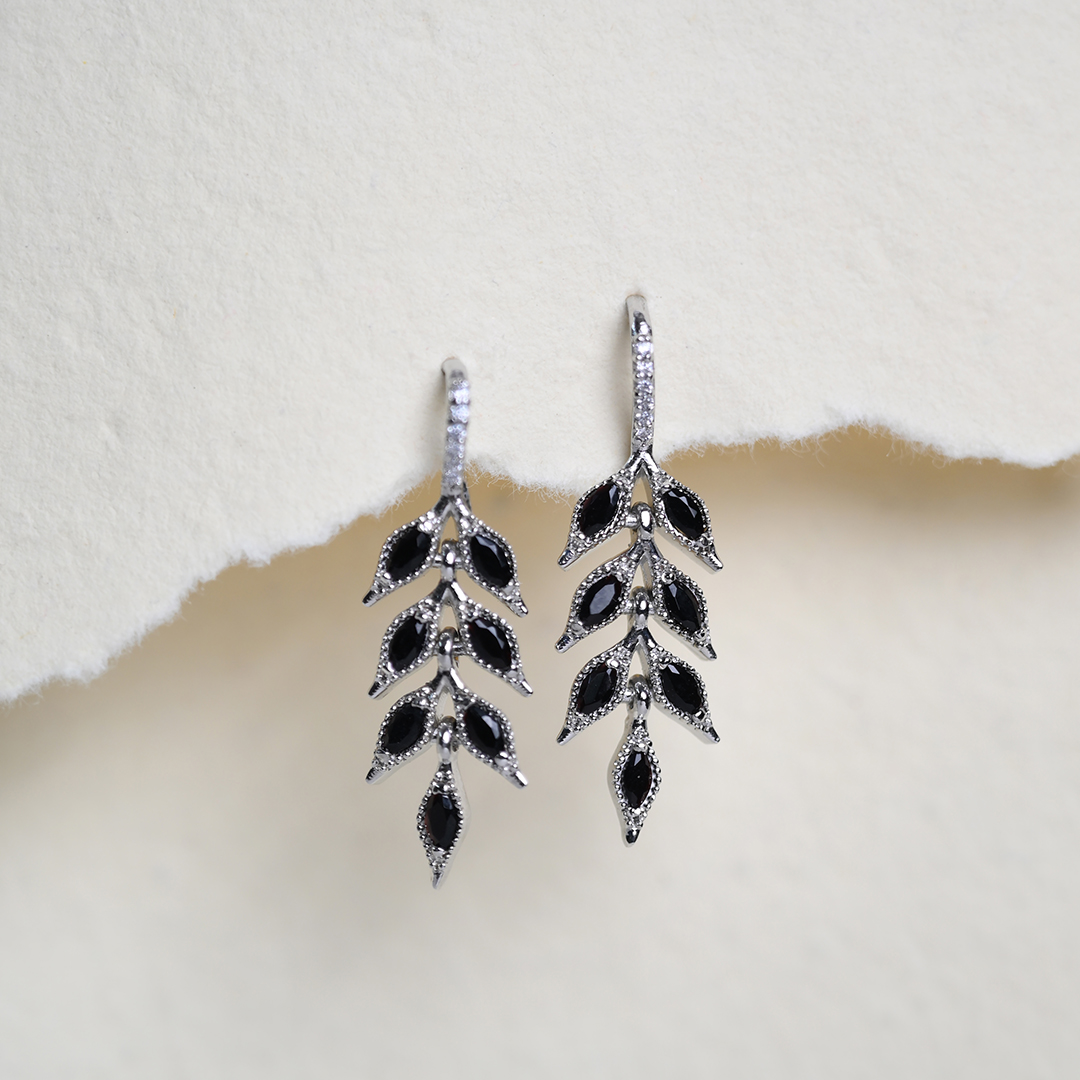 SILVER CANOPY DROP EARRINGS