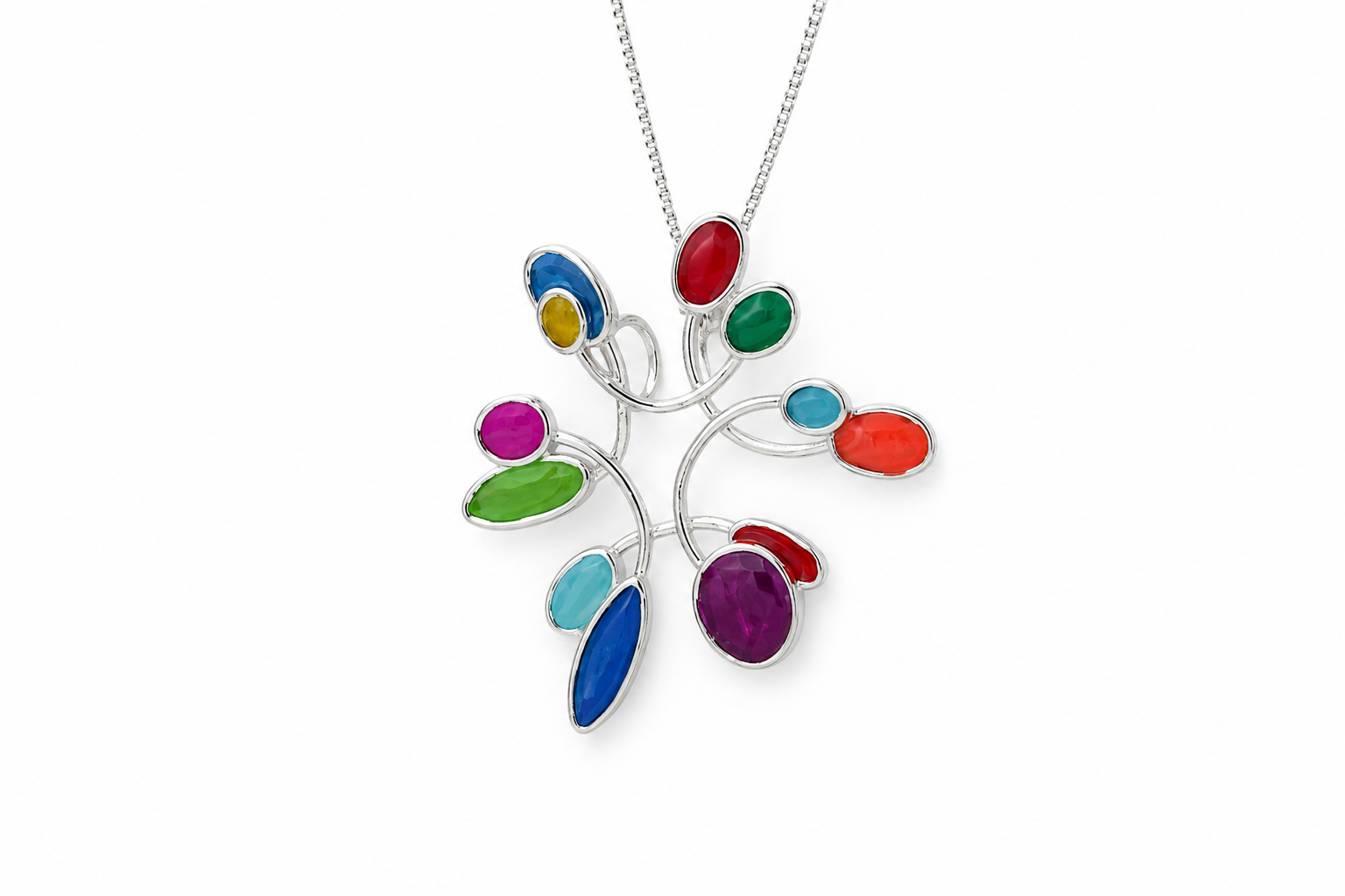 RANGOLI SILVER PENDANT