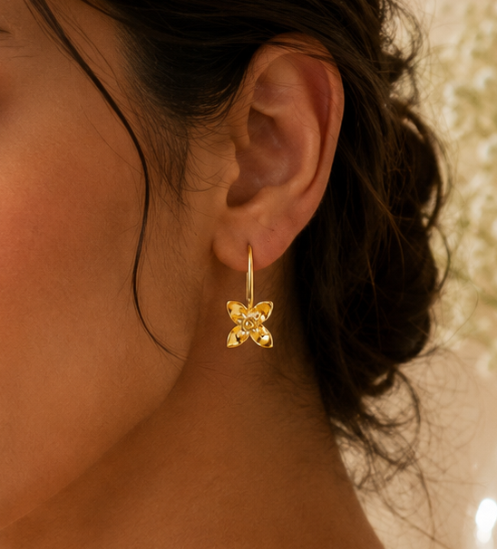 NAYANTARA SILVER EARRINGS