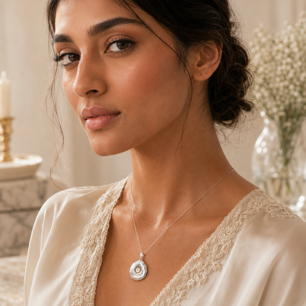 PEARL SANCTUM SILVER PENDANT
