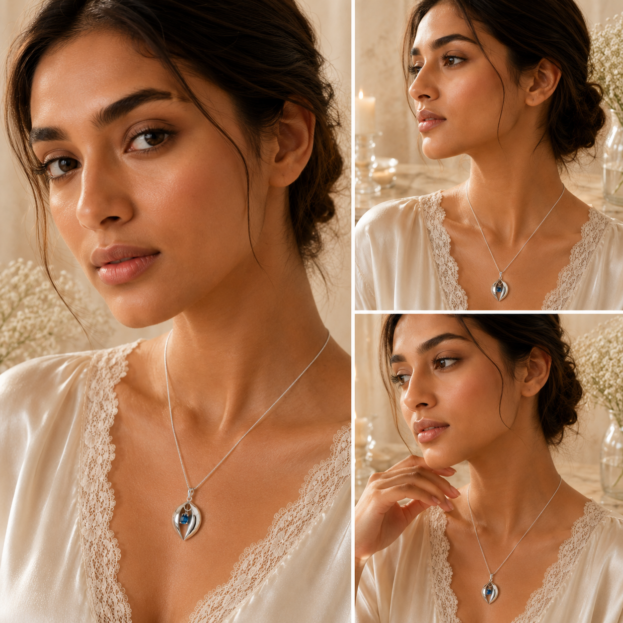 ZENITH GLOW SILVER PENDANT