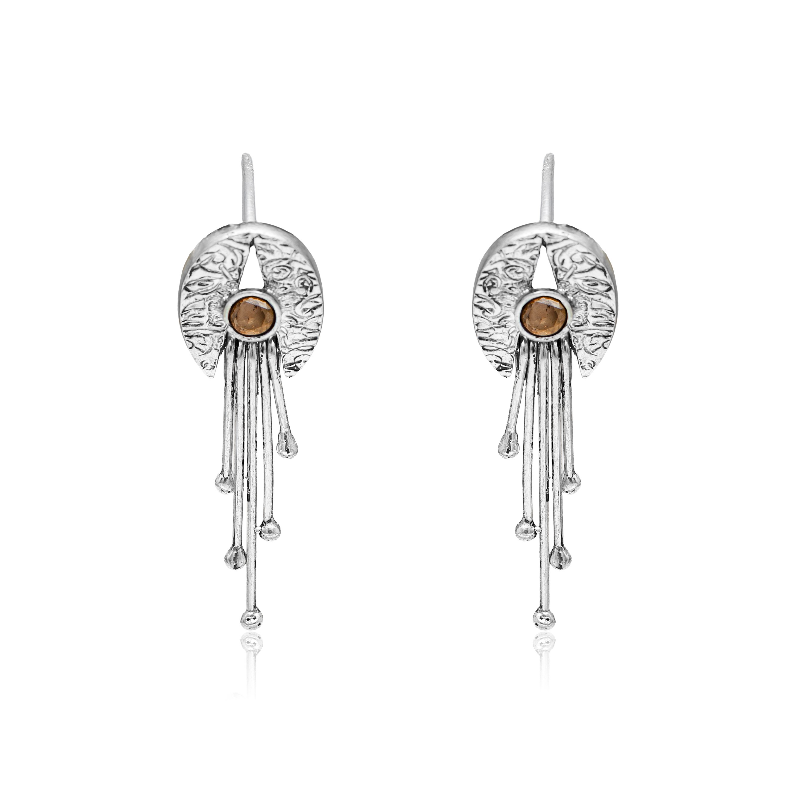 Funky Silver Earrings