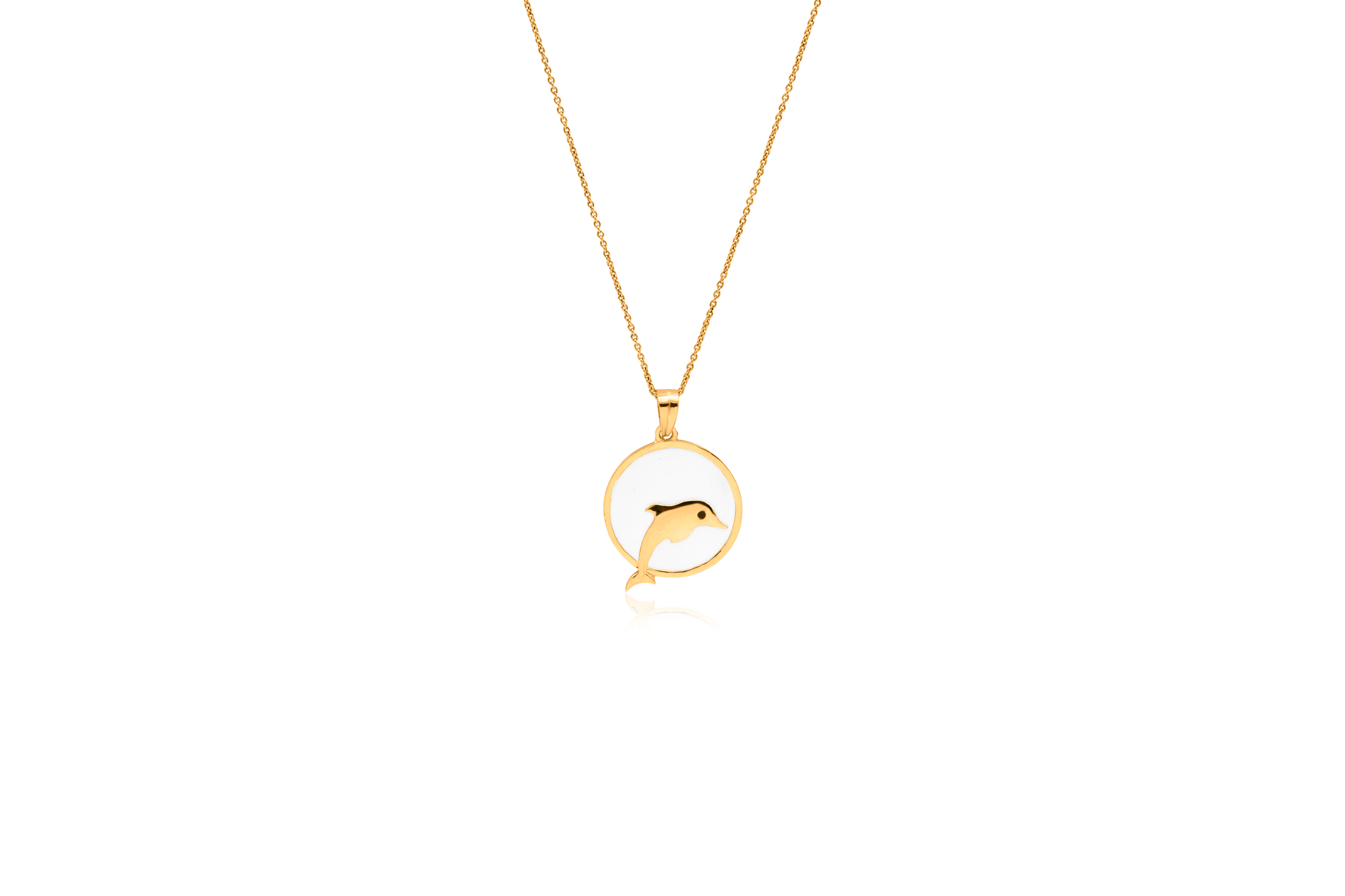 ENCHANTED DOLPHIN SILVER PENDANT