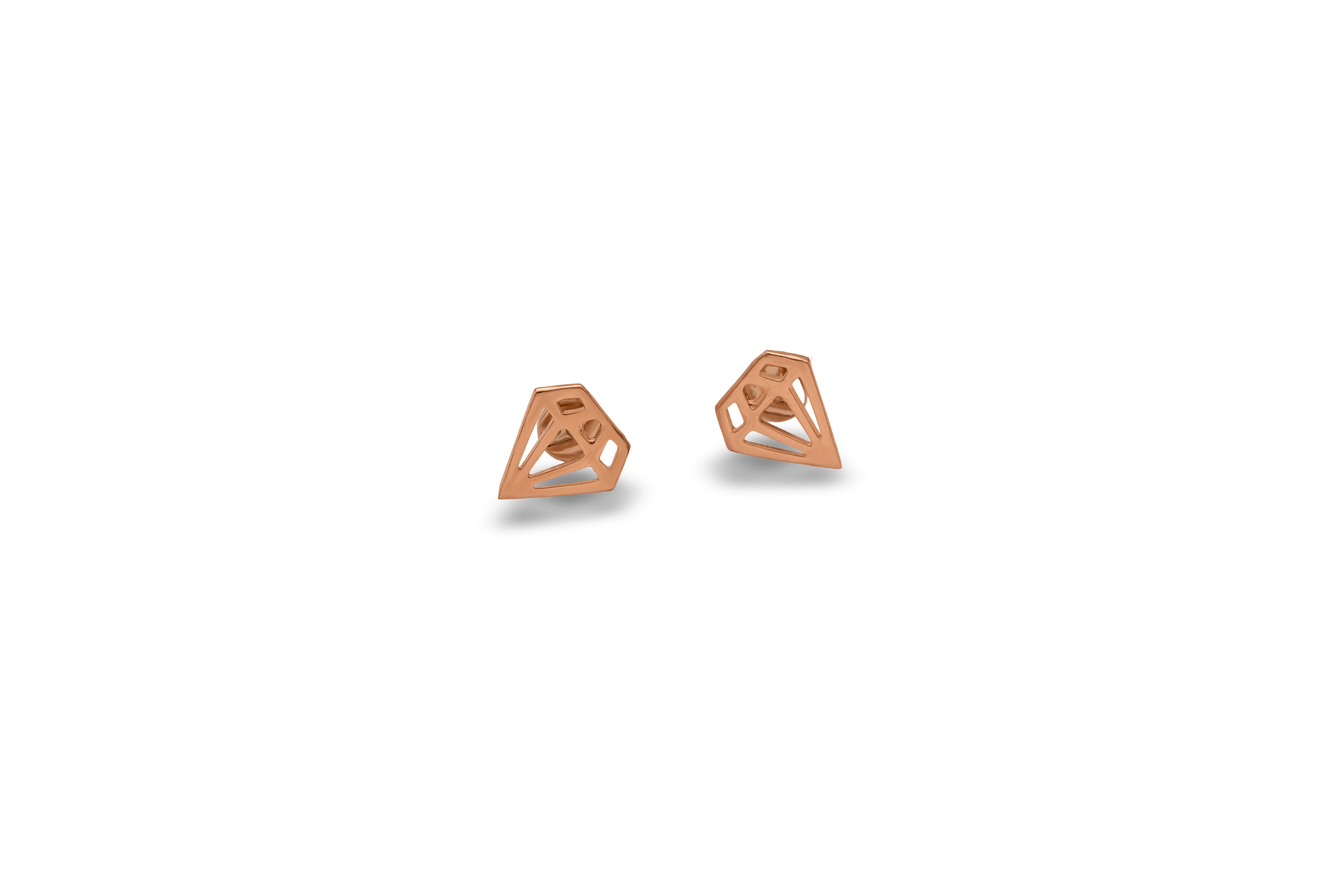 Gemline Silver Stud Earrings