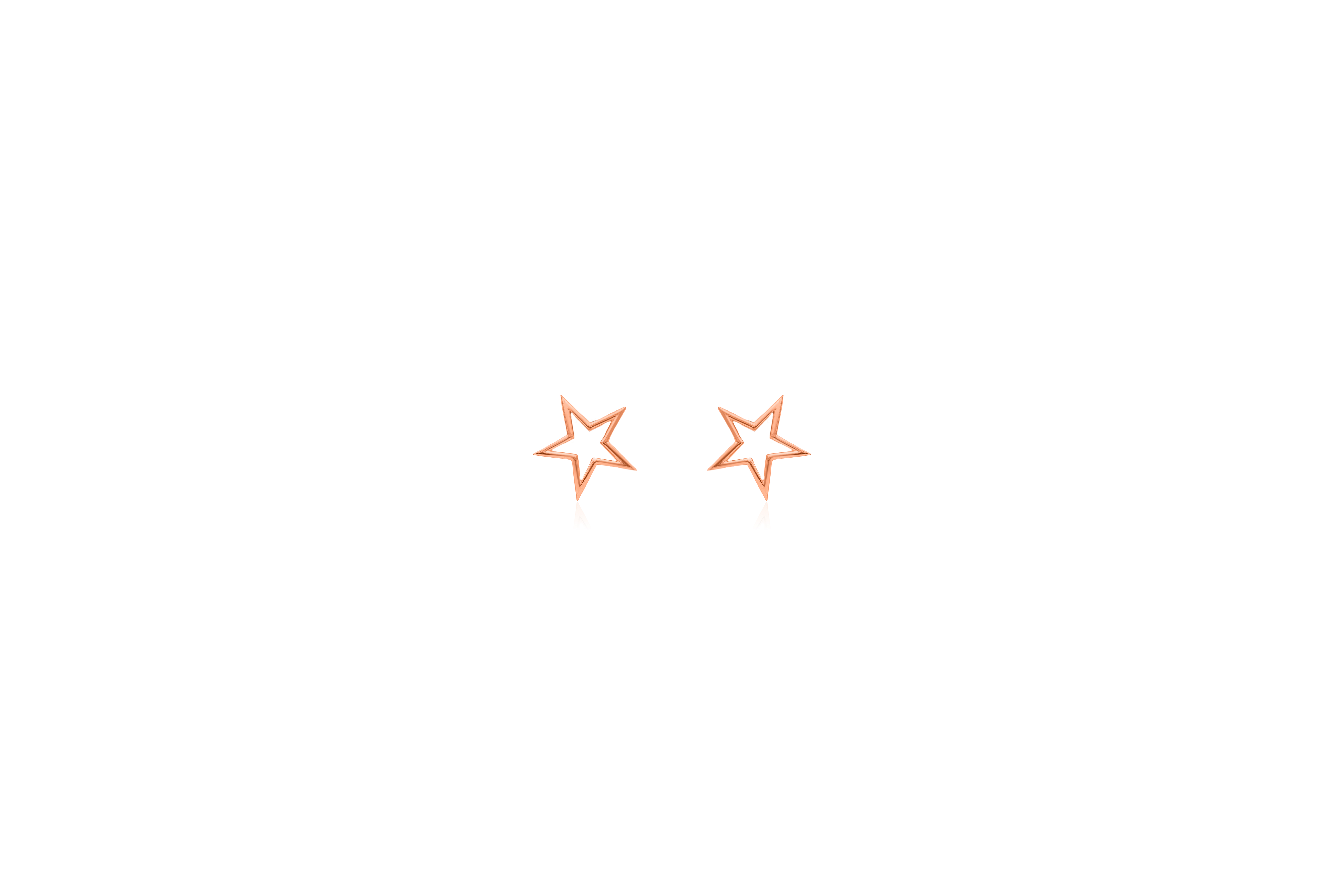 Twinkle Frame Silver Stud Earrings