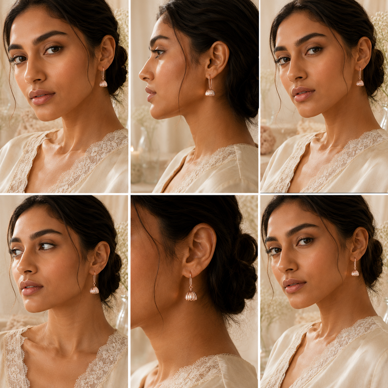 SEASHELL GRACE SILVER EARRINGS