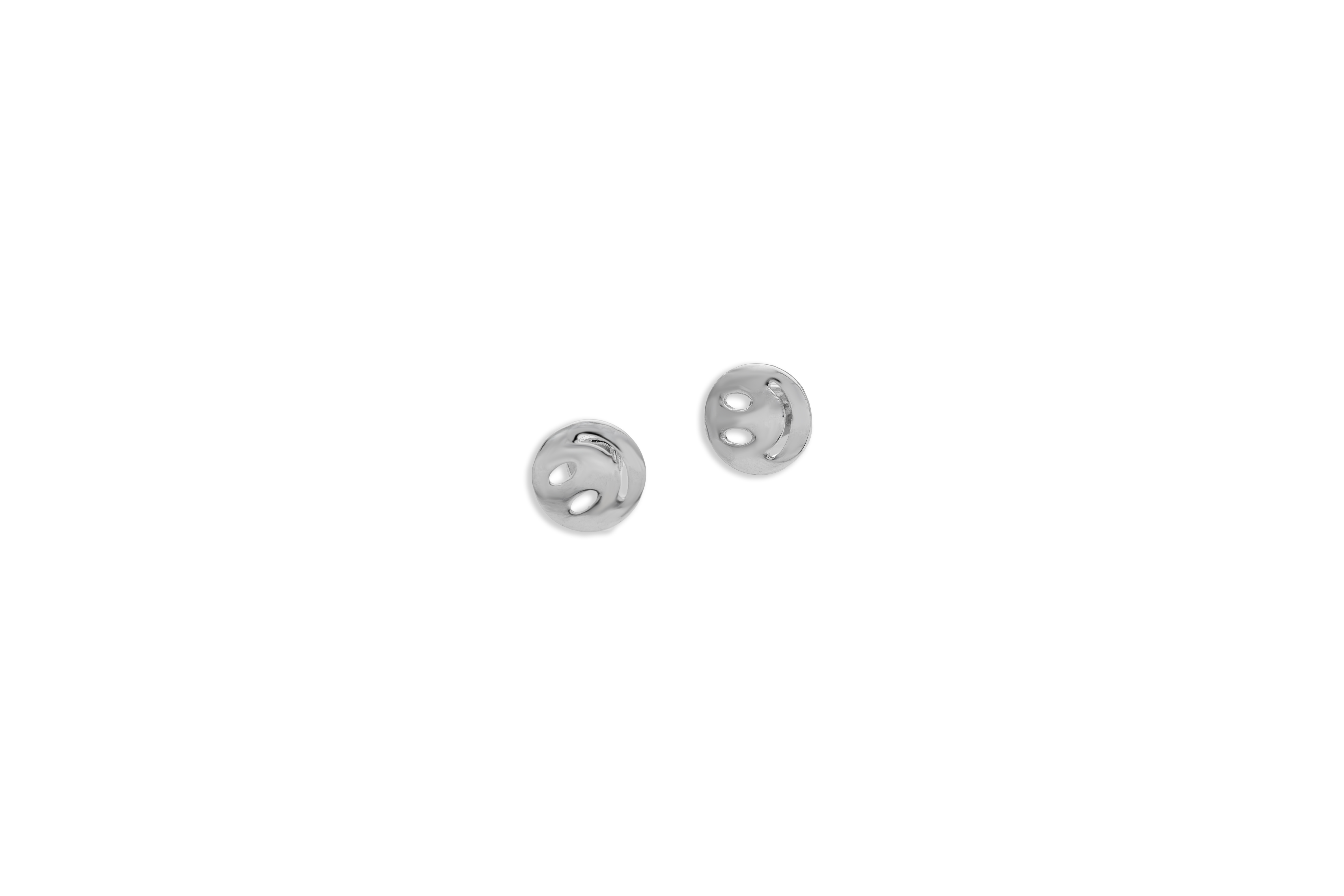 Smiley Charm Stud Earrings