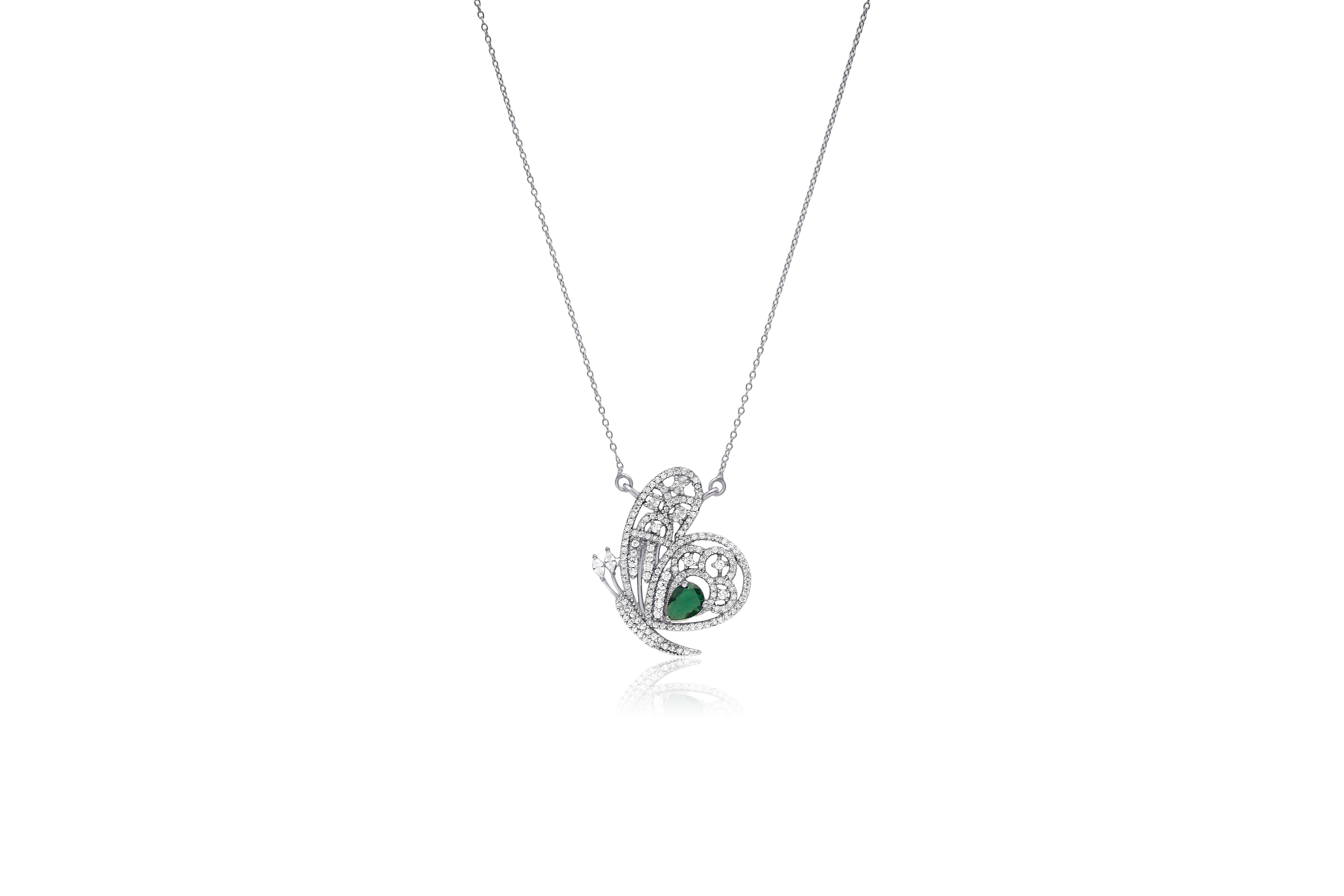 Enchanting Butterfly 92.5 Silver Pendant