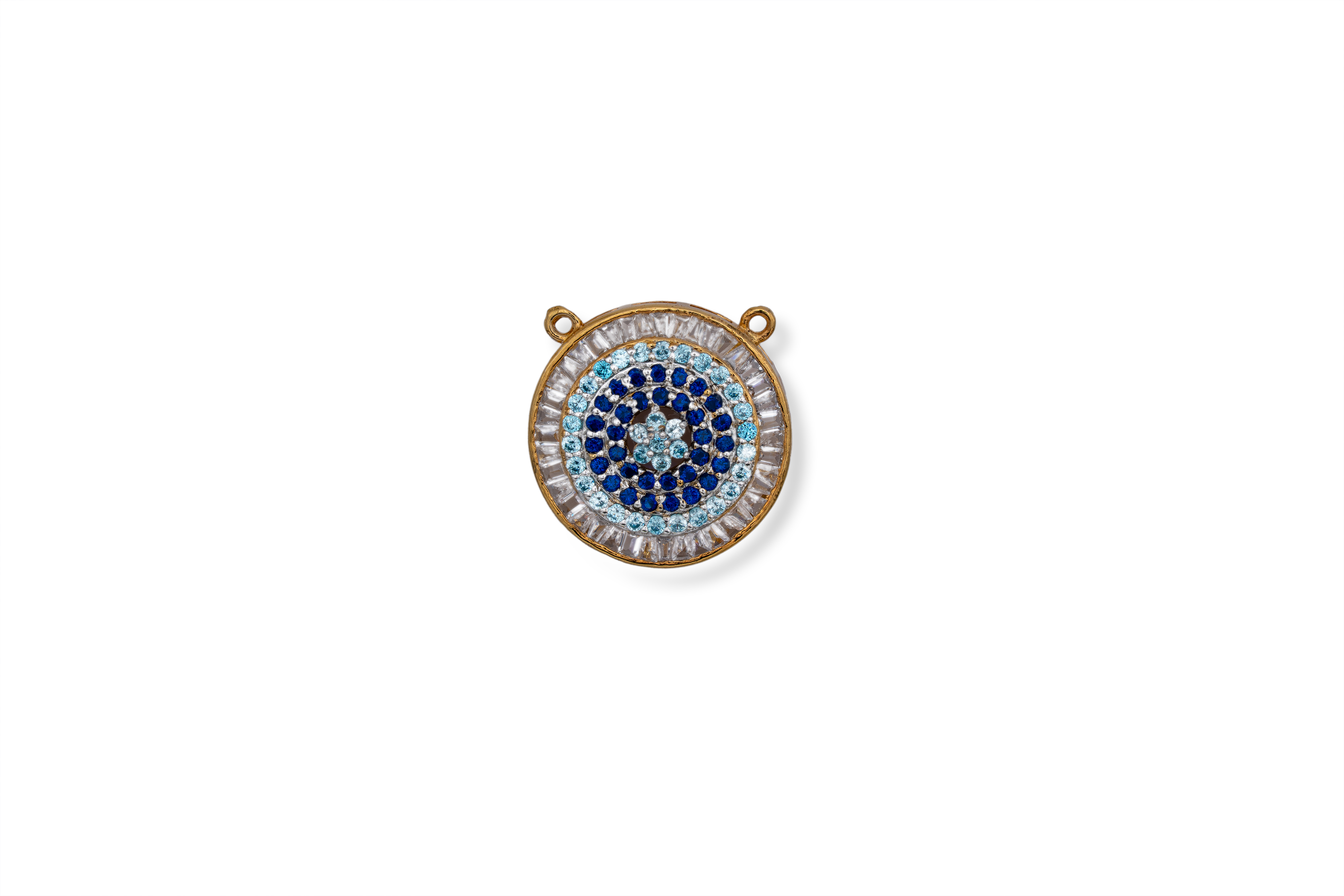 SILVER SYMBOLICA EVIL EYE CHARM PENDANT