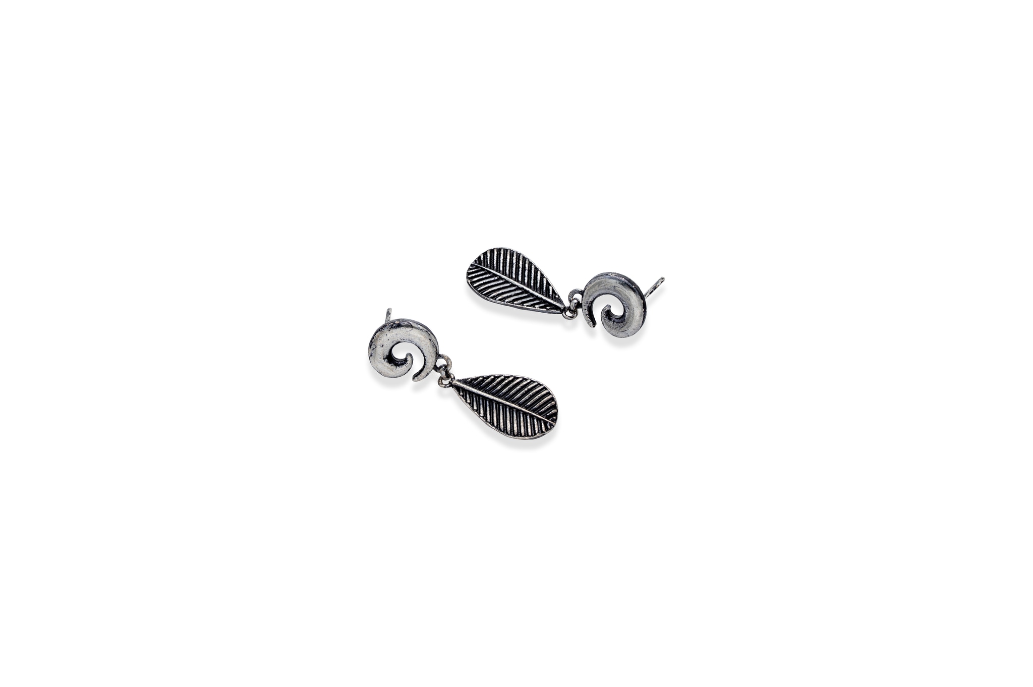 TWISTED VINE SILVER EARRINGS