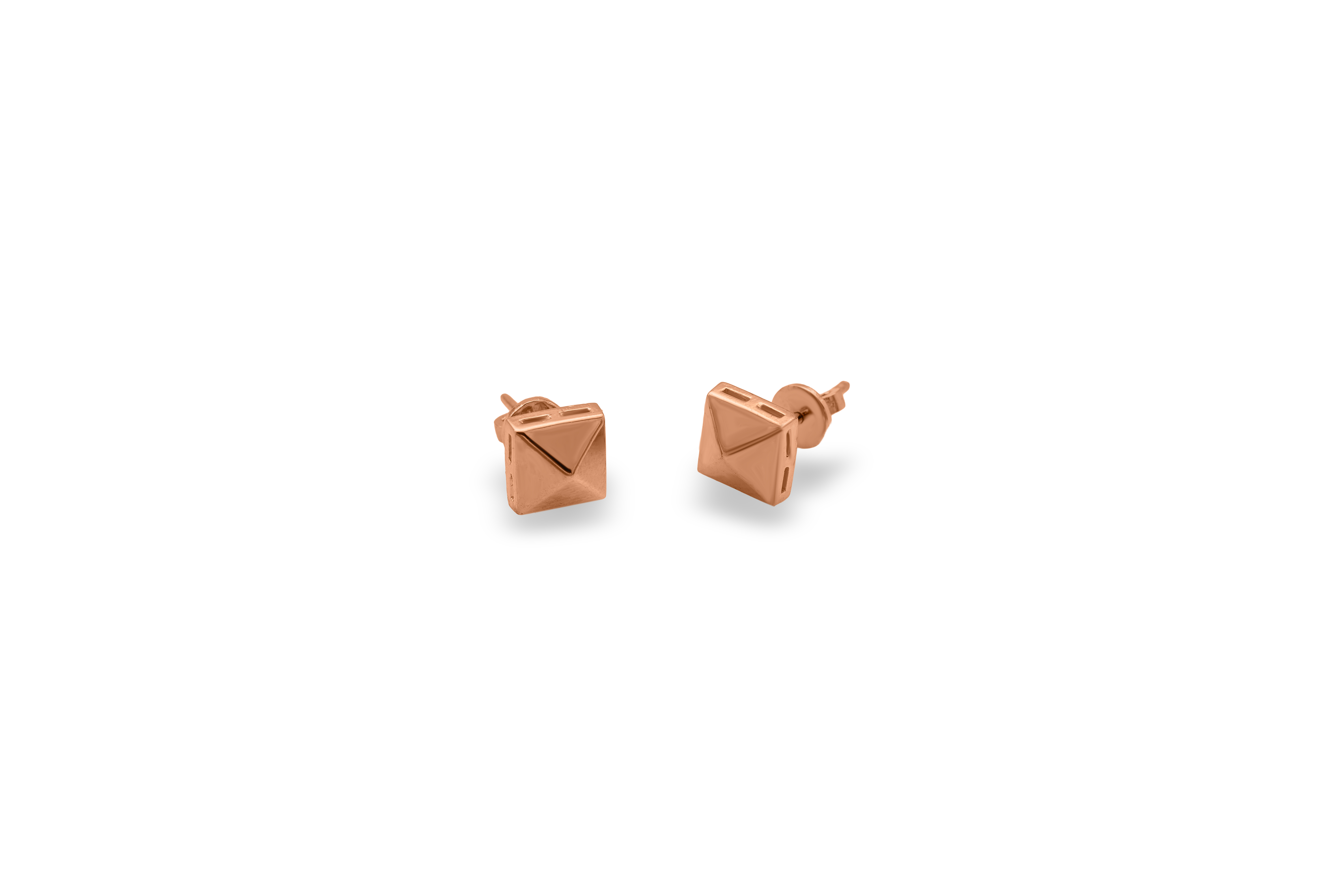 SILVER SUMMIT STUD EARRINGS