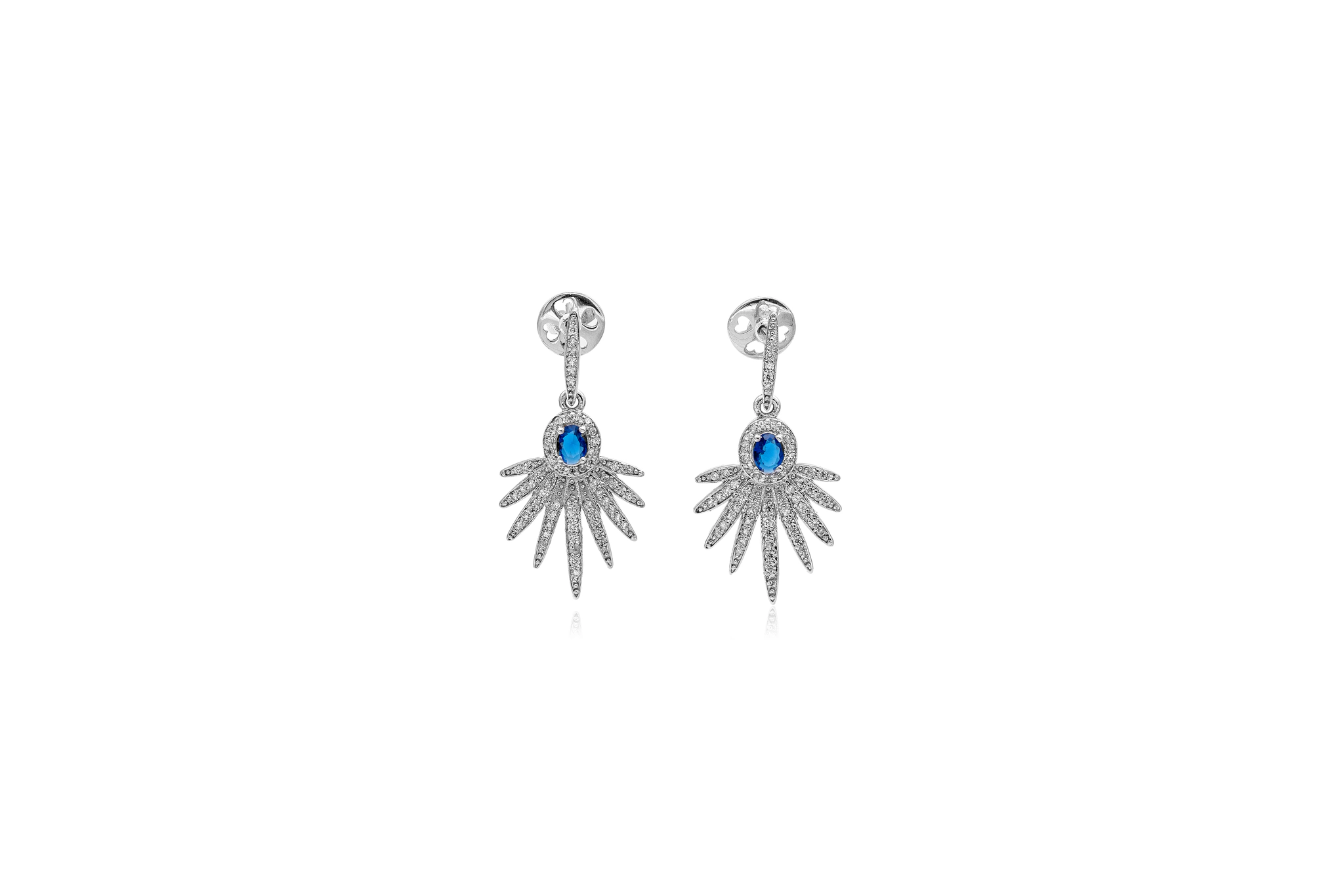 GLOWING SILVER EARRINGS