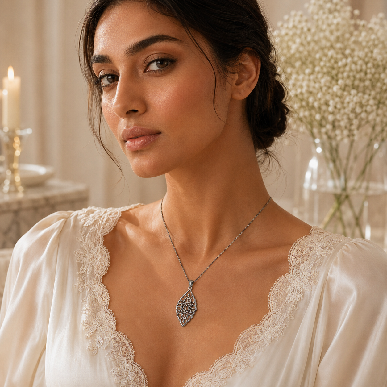 CHARMING SILVER PENDANT