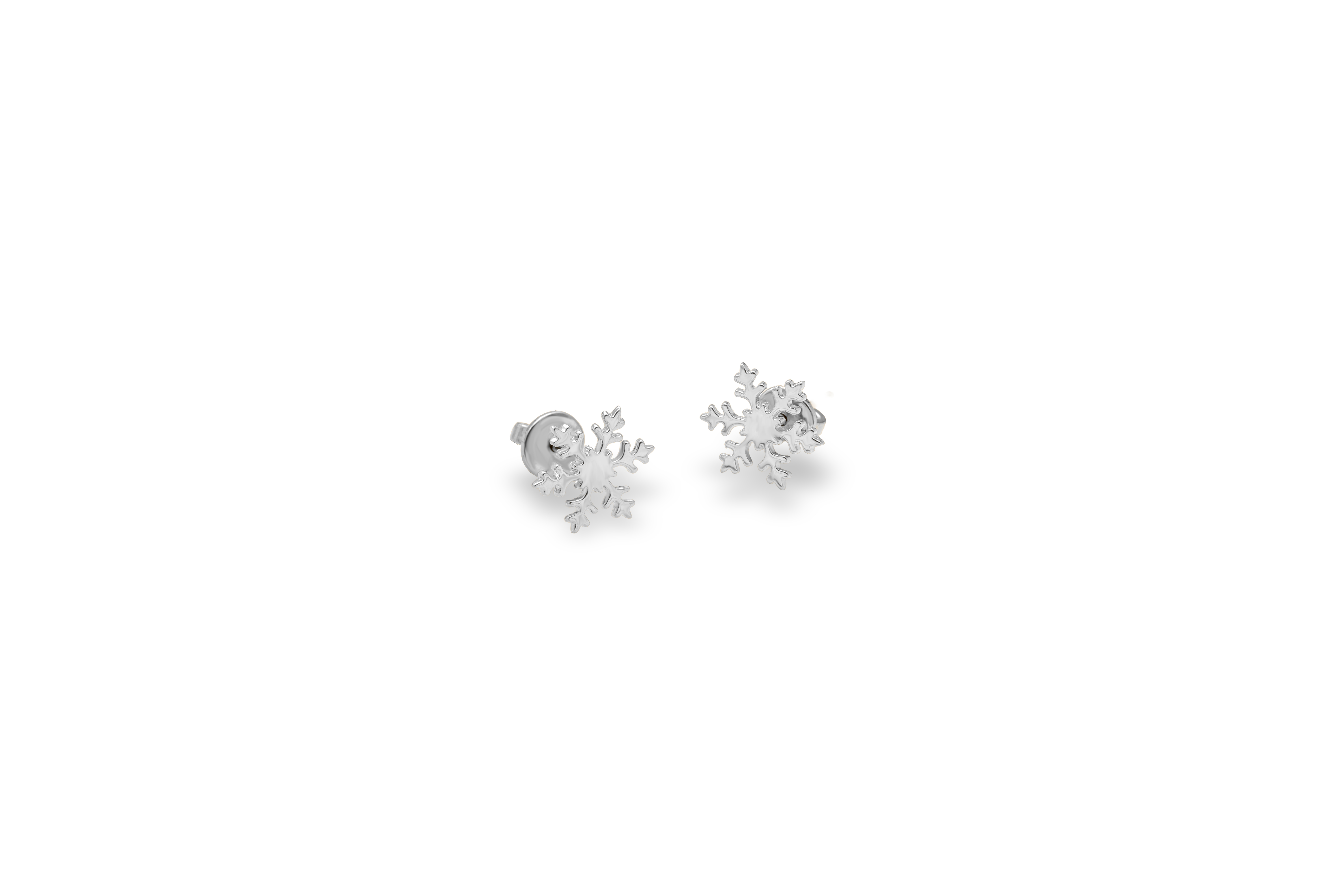 Glowing Snowflake Stud Earrings