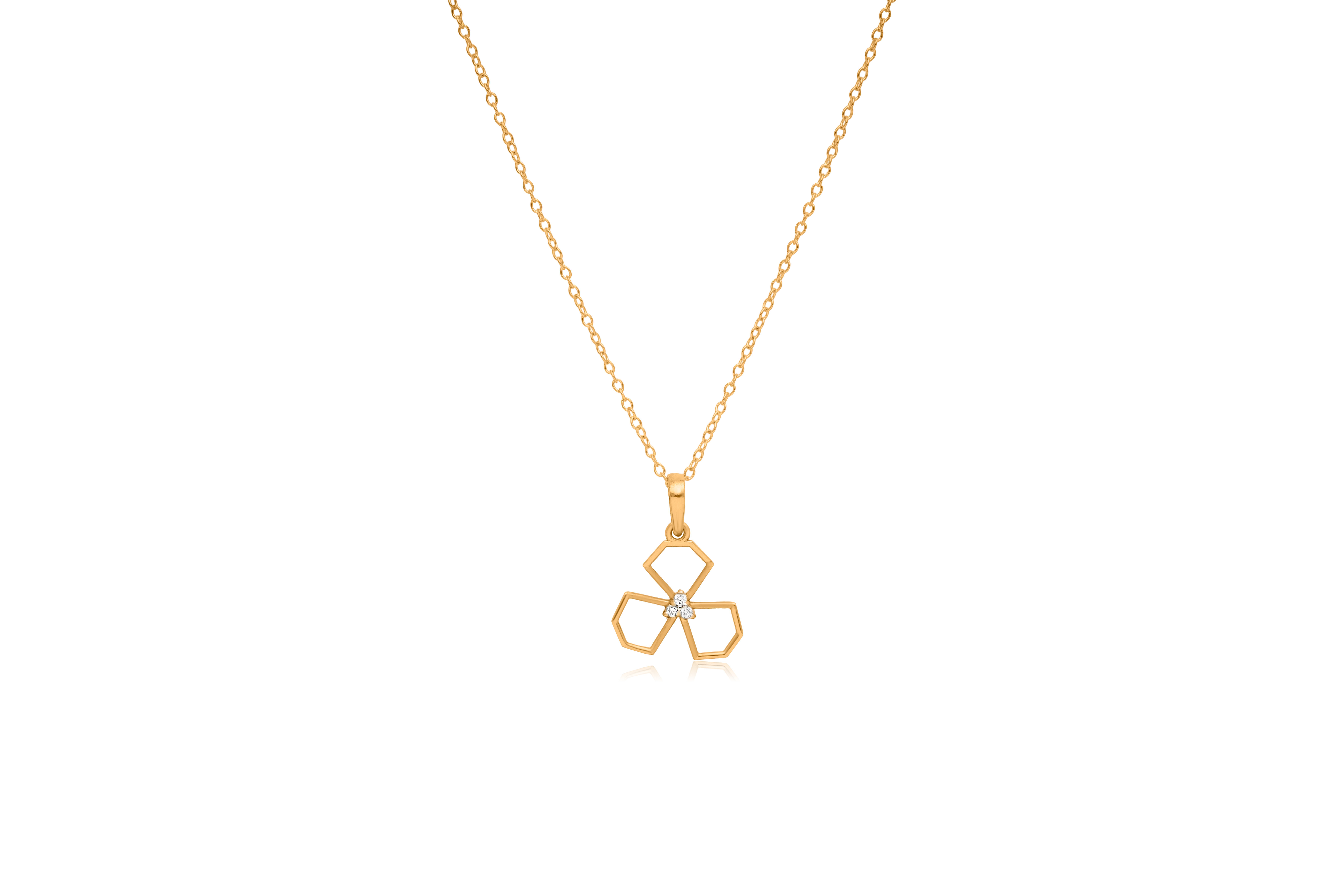 Honeycomb trio silver pendant set – handcrafted silver Pendant Sets