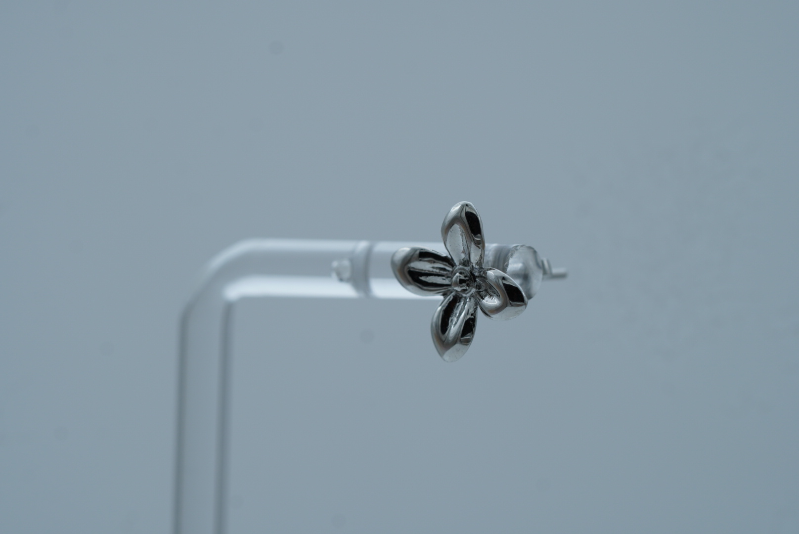 Buttercup Bloom Silver Stud Earrings