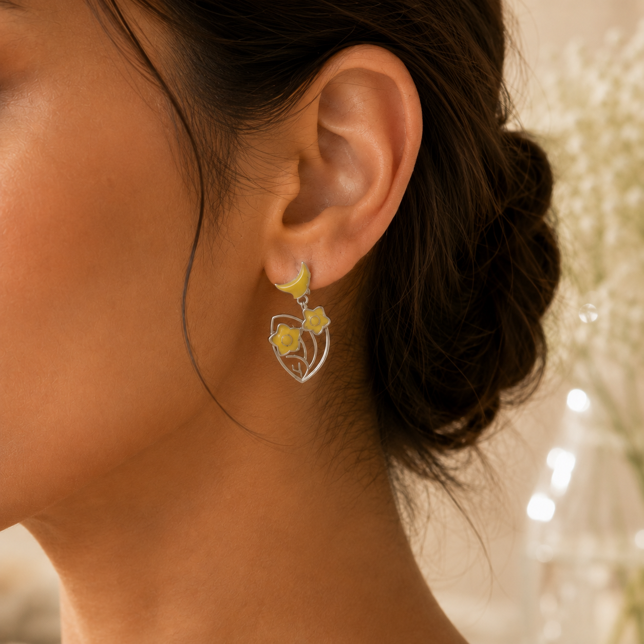 KOI GARDEN SILVER EARRINGS