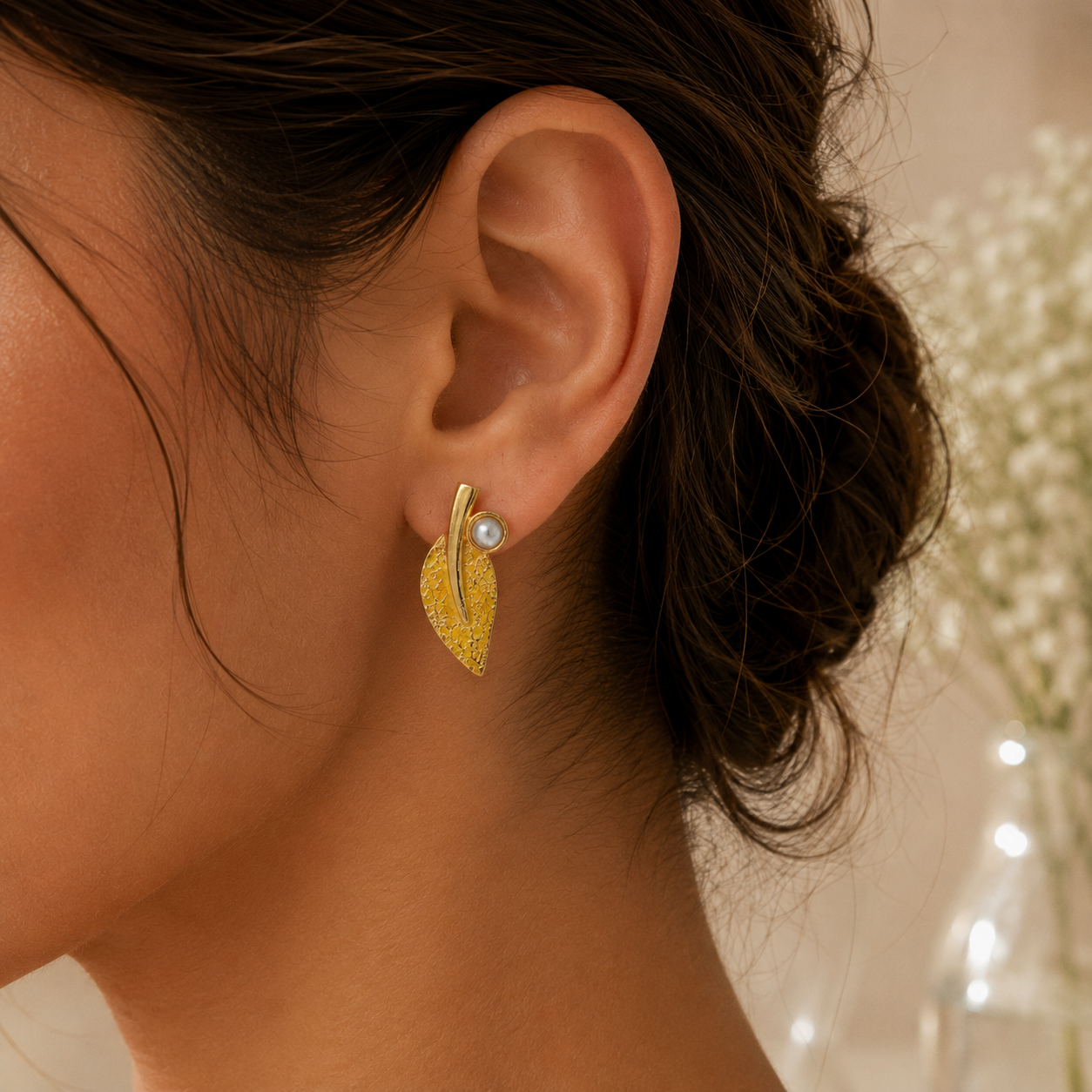 FOREST GLOW SILVER EARRINGS