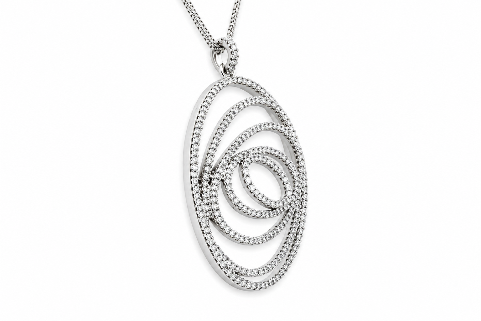 SILVER VORTEX PENDANT