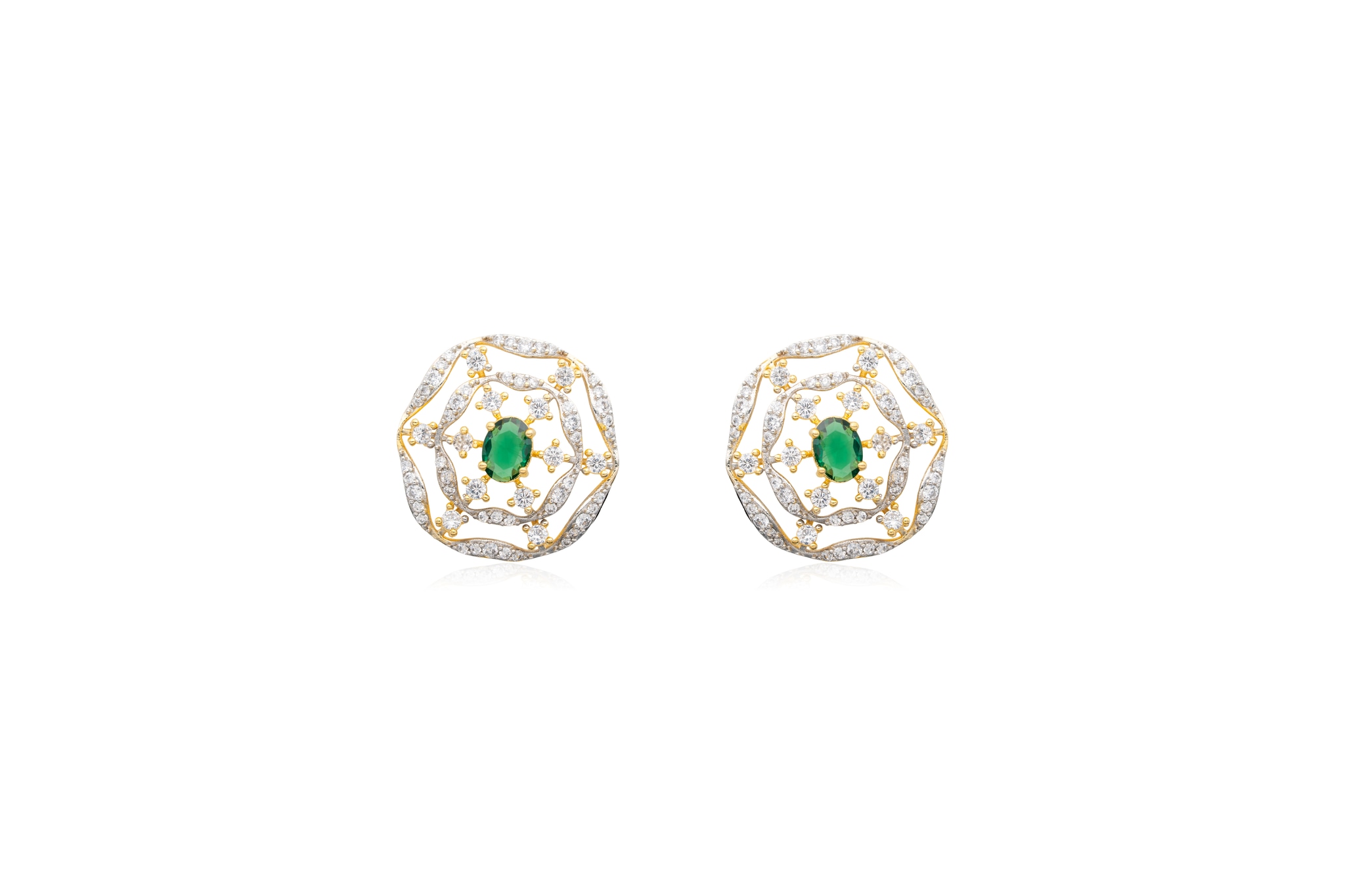 PARTY SPARKLE SILVER EARRINGS