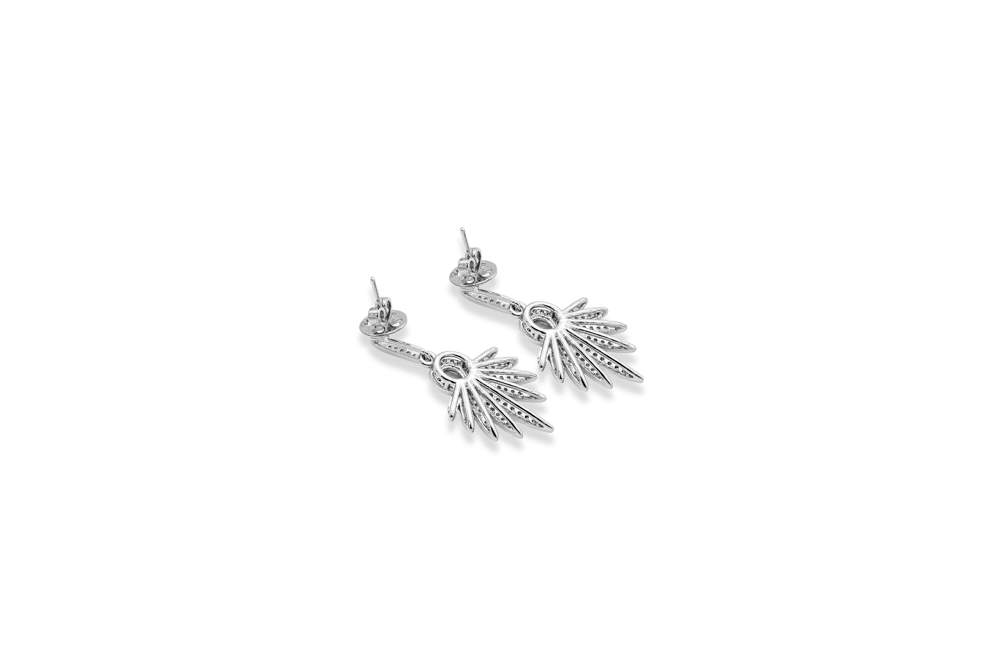 GLOWING SILVER EARRINGS
