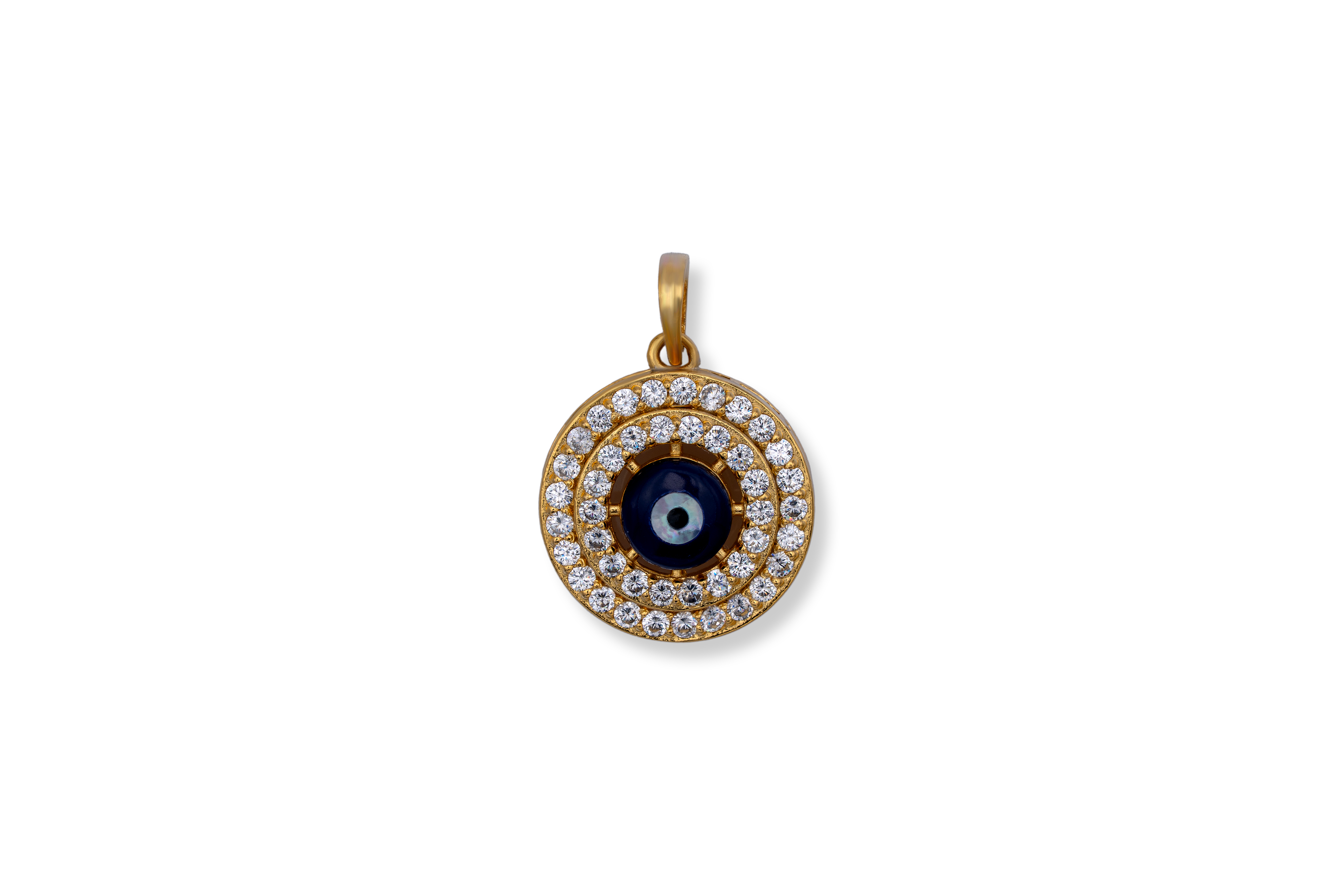 92.5 Silver Evil Eye Charm Pendant