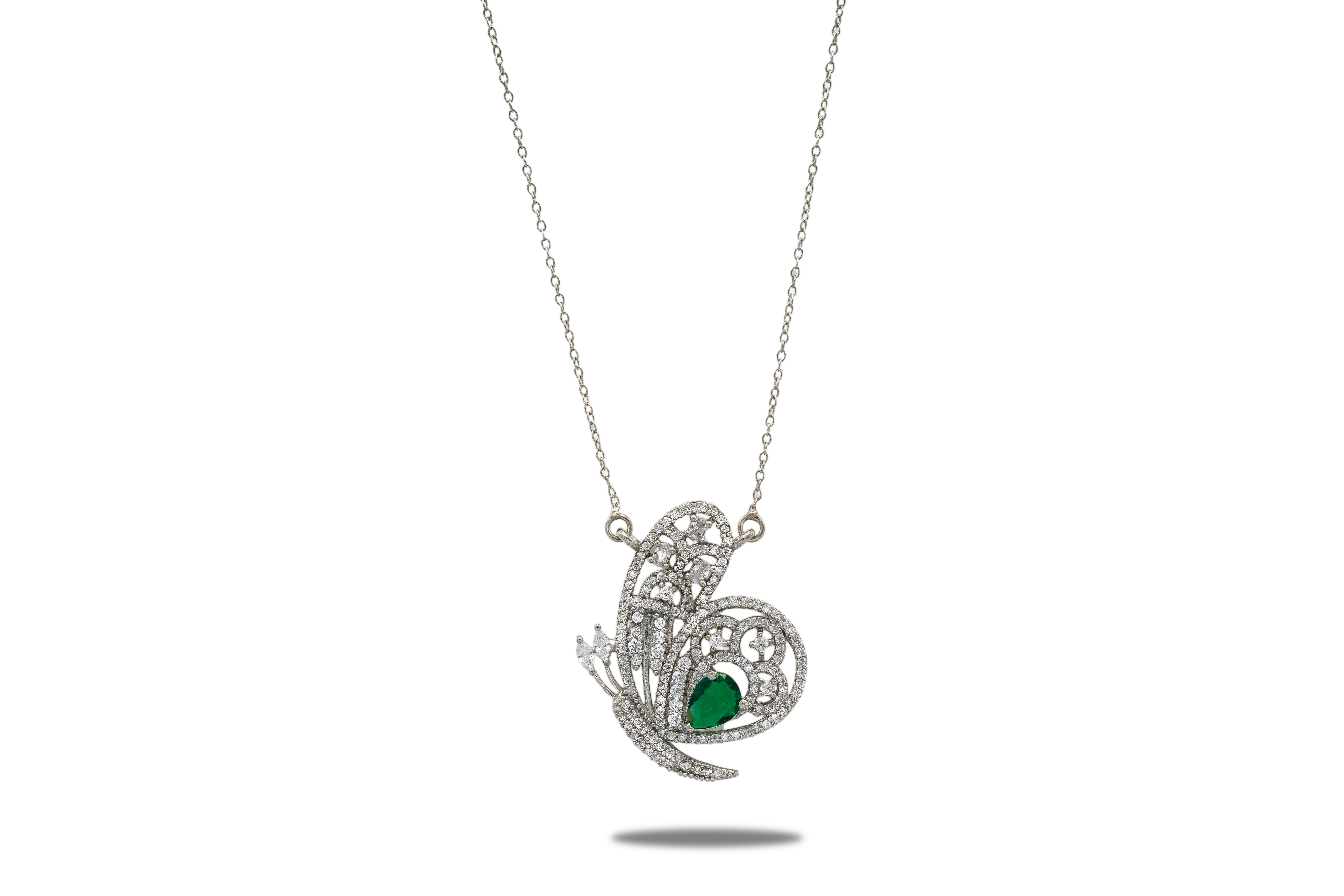 Enchanting Butterfly 92.5 Silver Pendant