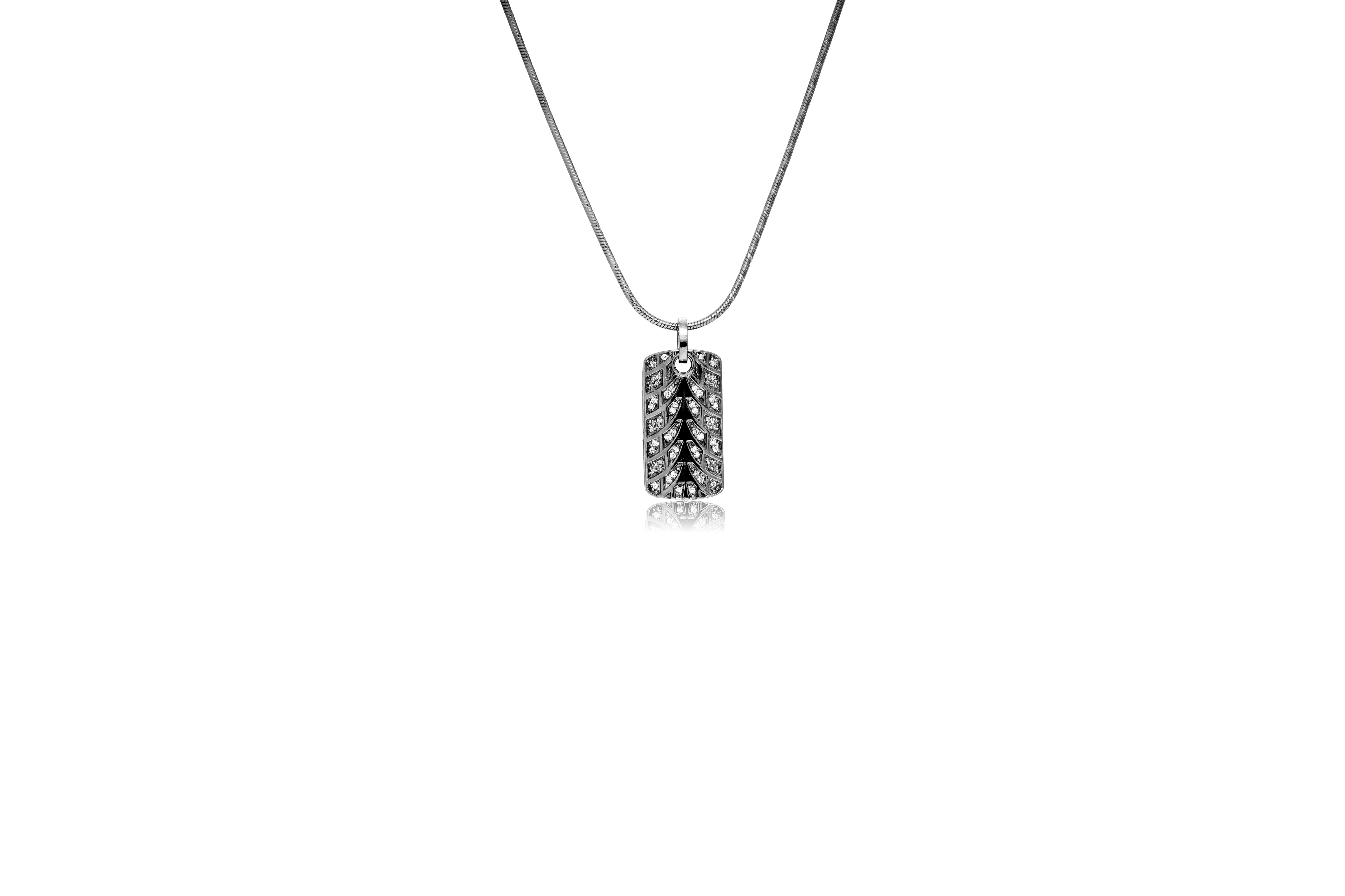 GROOVY SILVER PENDANT