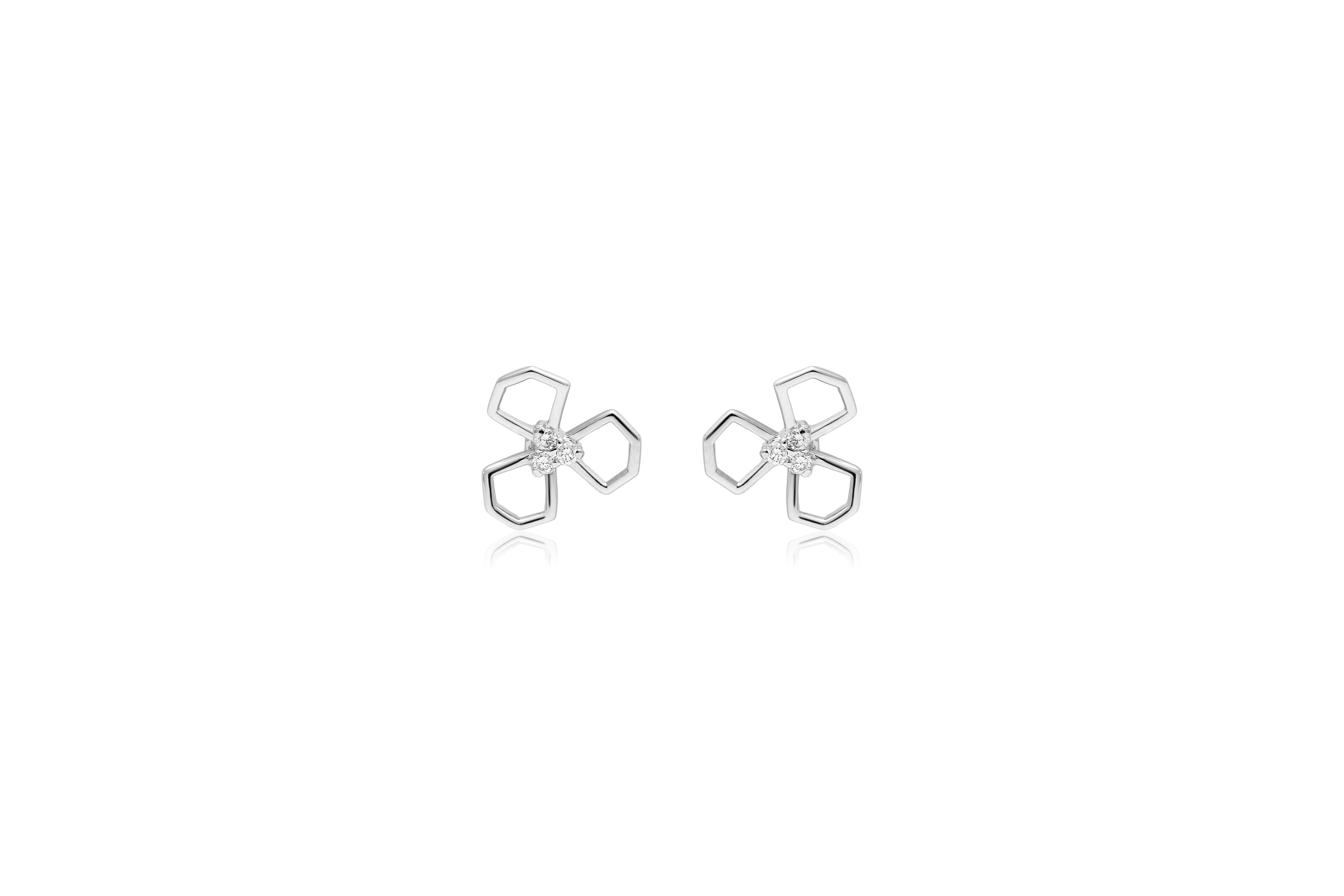 Honeycomb Trio Silver Pendant Set