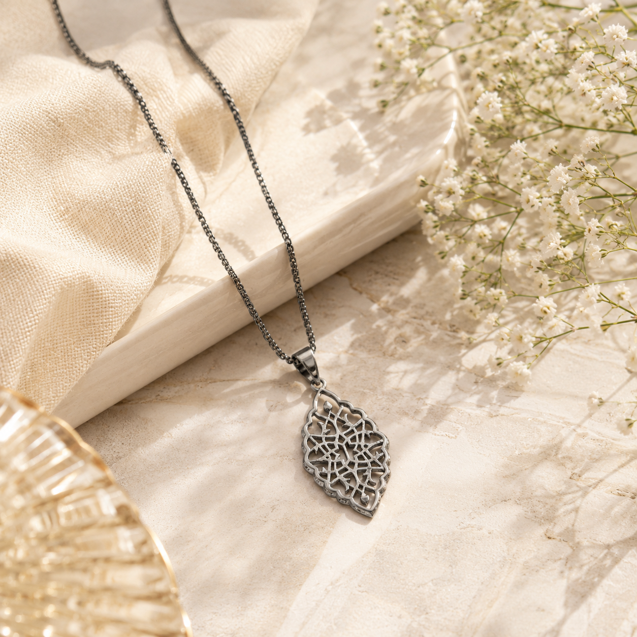 Charming silver pendant – handcrafted silver PENDANTS (alternate view)