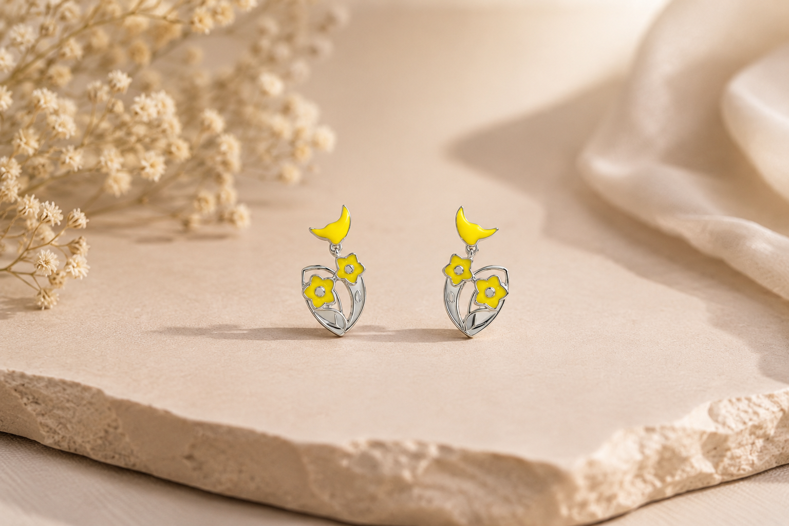 Koi garden silver earrings – handcrafted silver EARRINGS