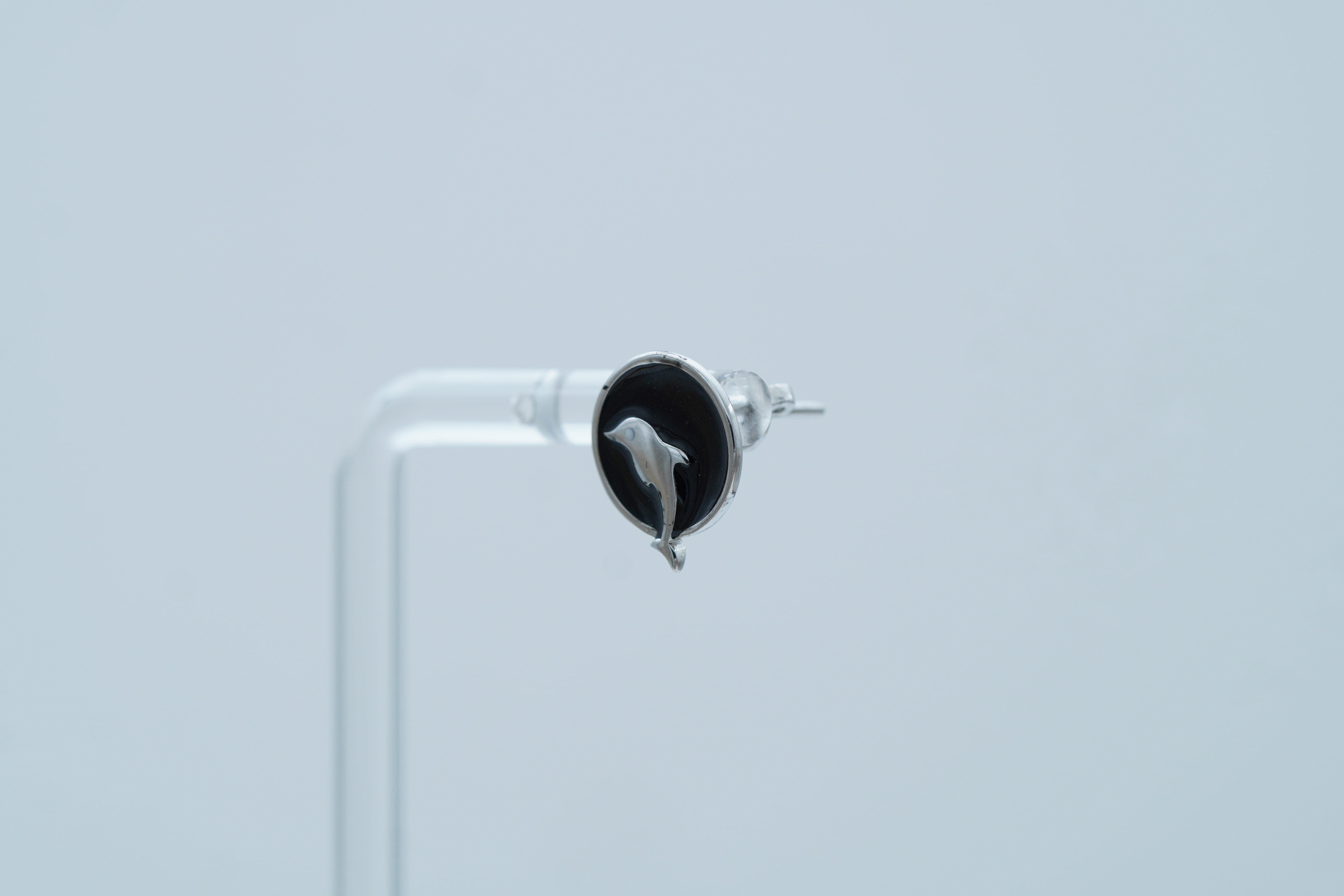 SEA LEAP SILVER EARRINGS