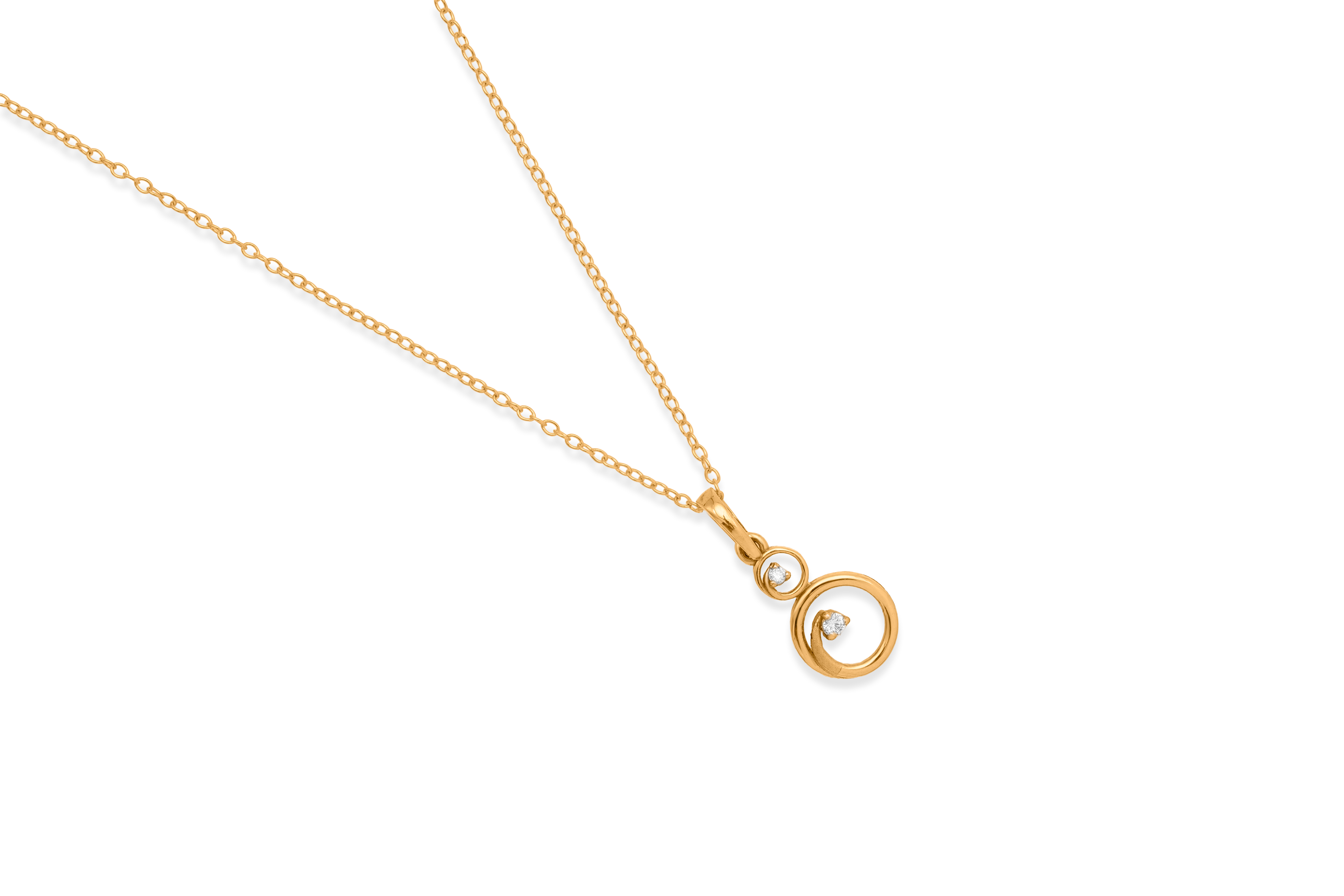 Eclipse charm silver pendant set – handcrafted silver Pendant Sets (alternate view)
