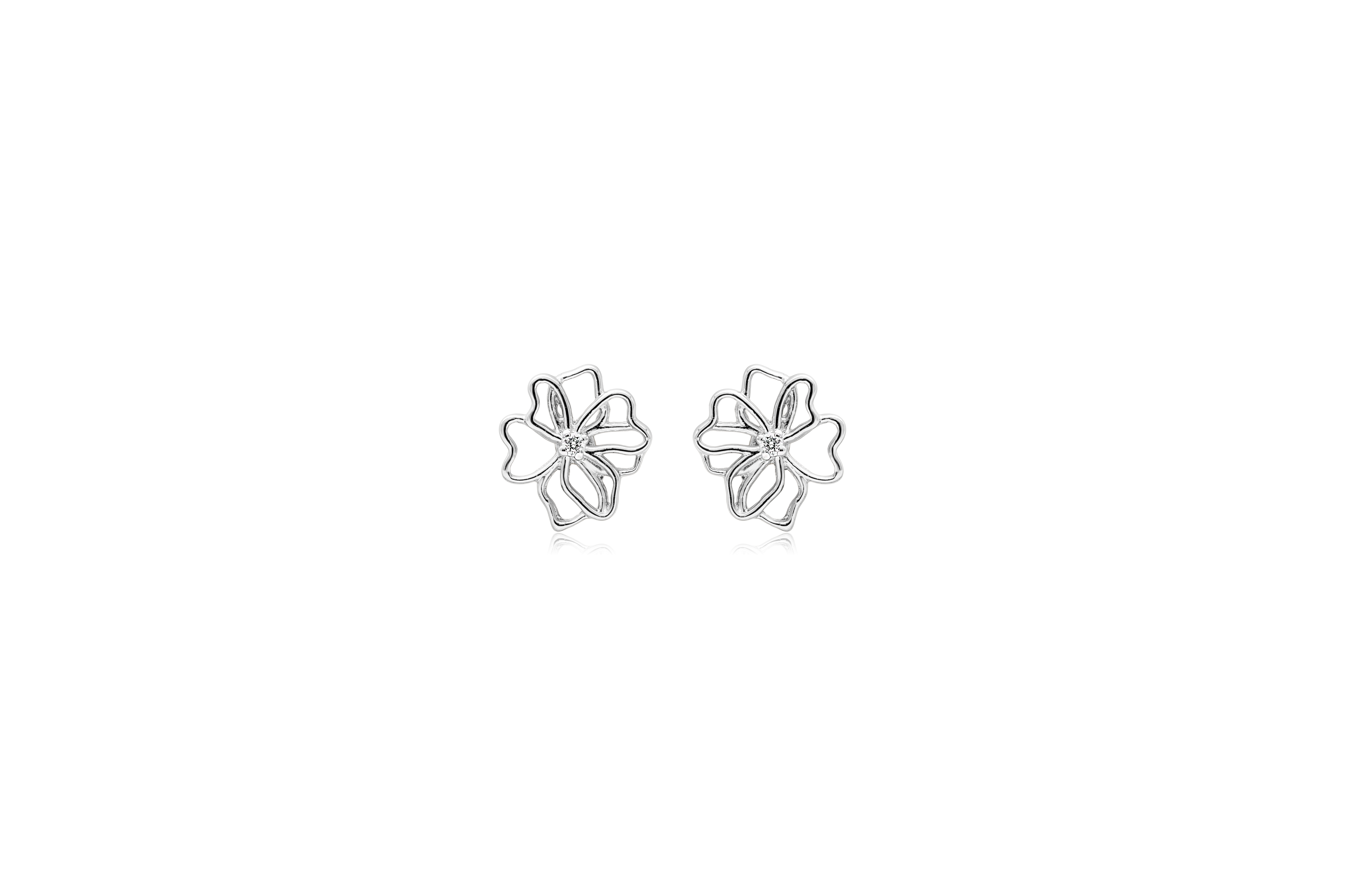 SILVERY GARDEN PENDANT SET