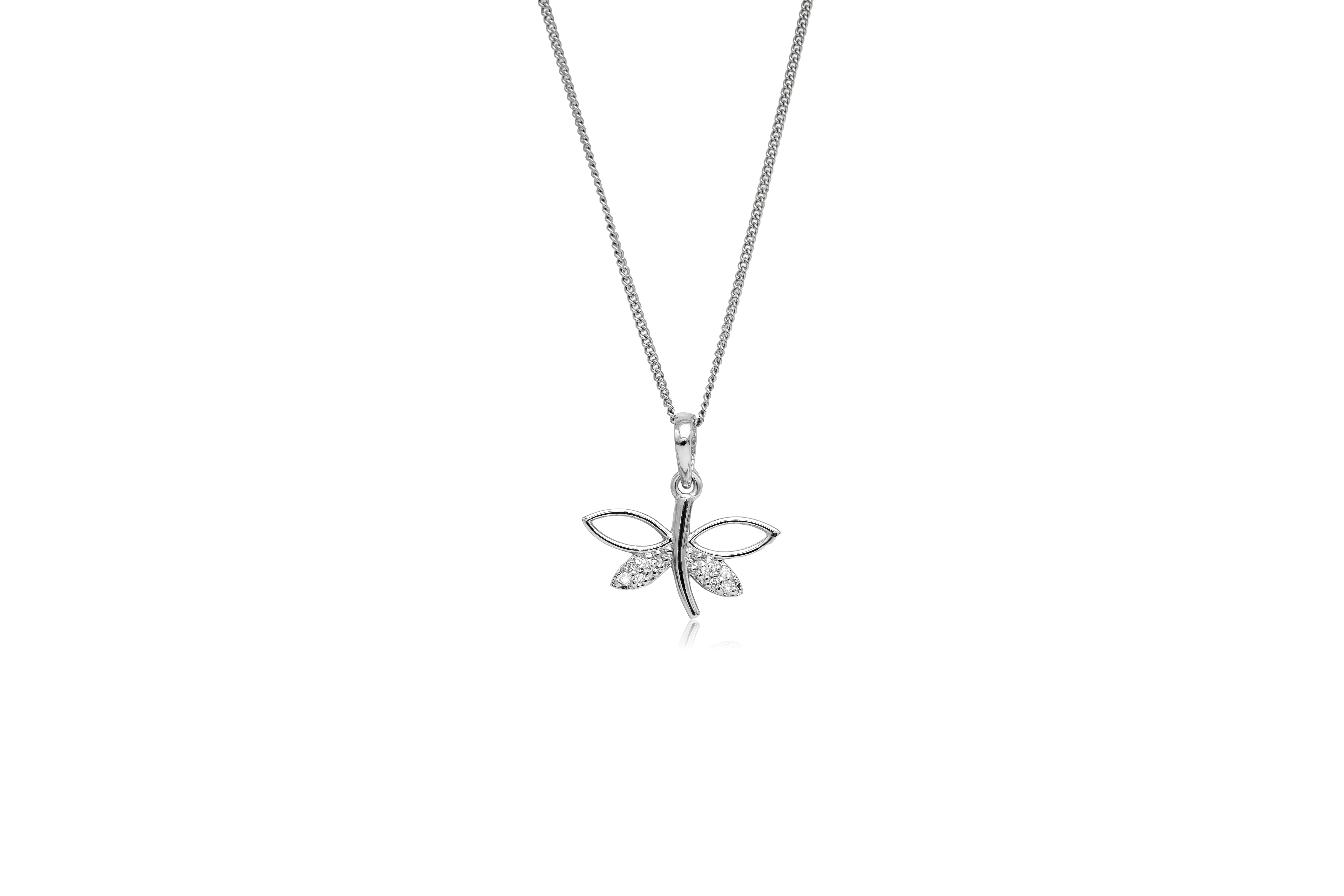 DRAGONFLY SILVER PENDANT SET