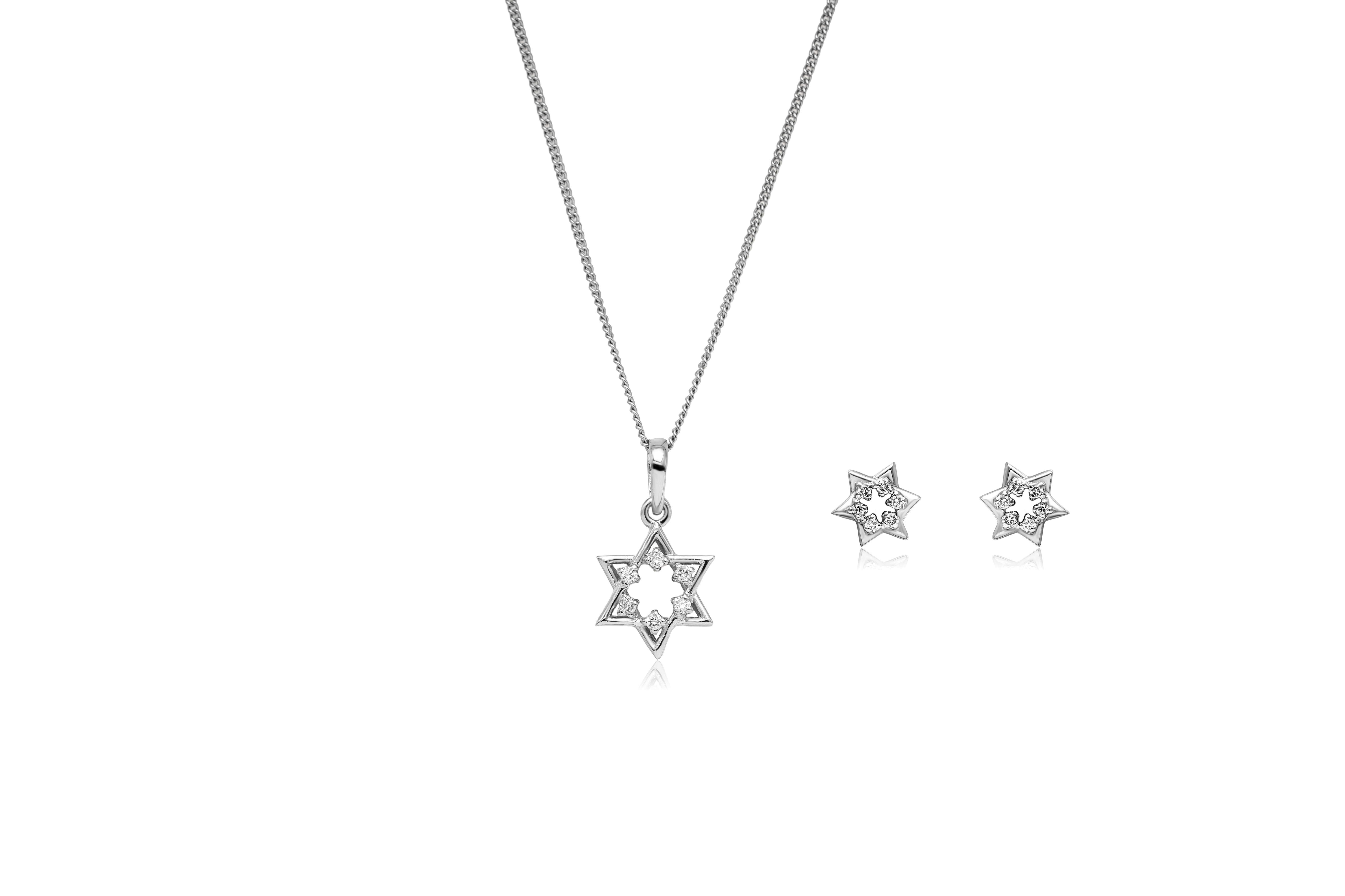 SIRIUS STAR SILVER PENDANT SET