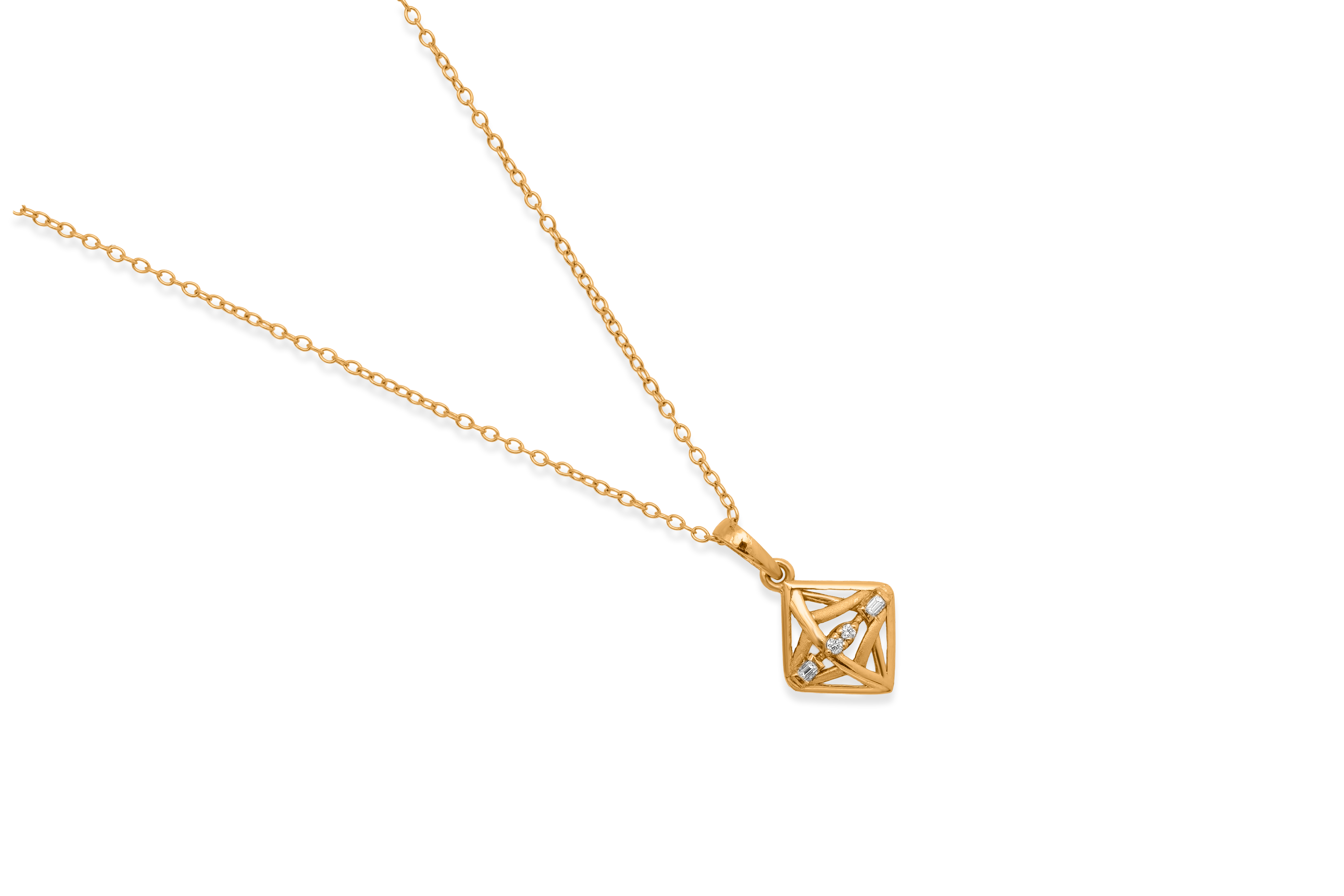 PRISTINE PRISM SILVER PENDANT SET