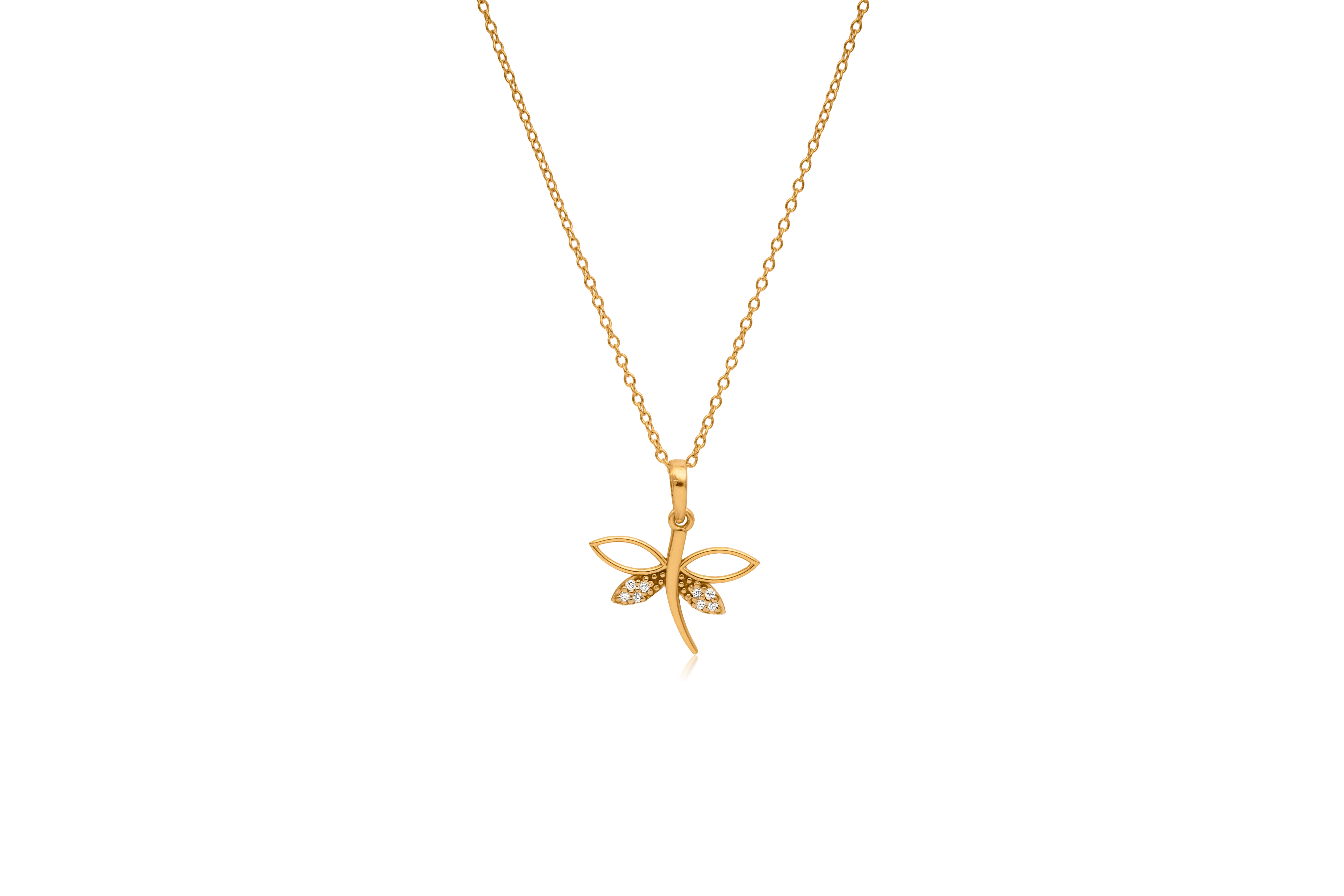 DRAGONFLY SILVER PENDANT SET