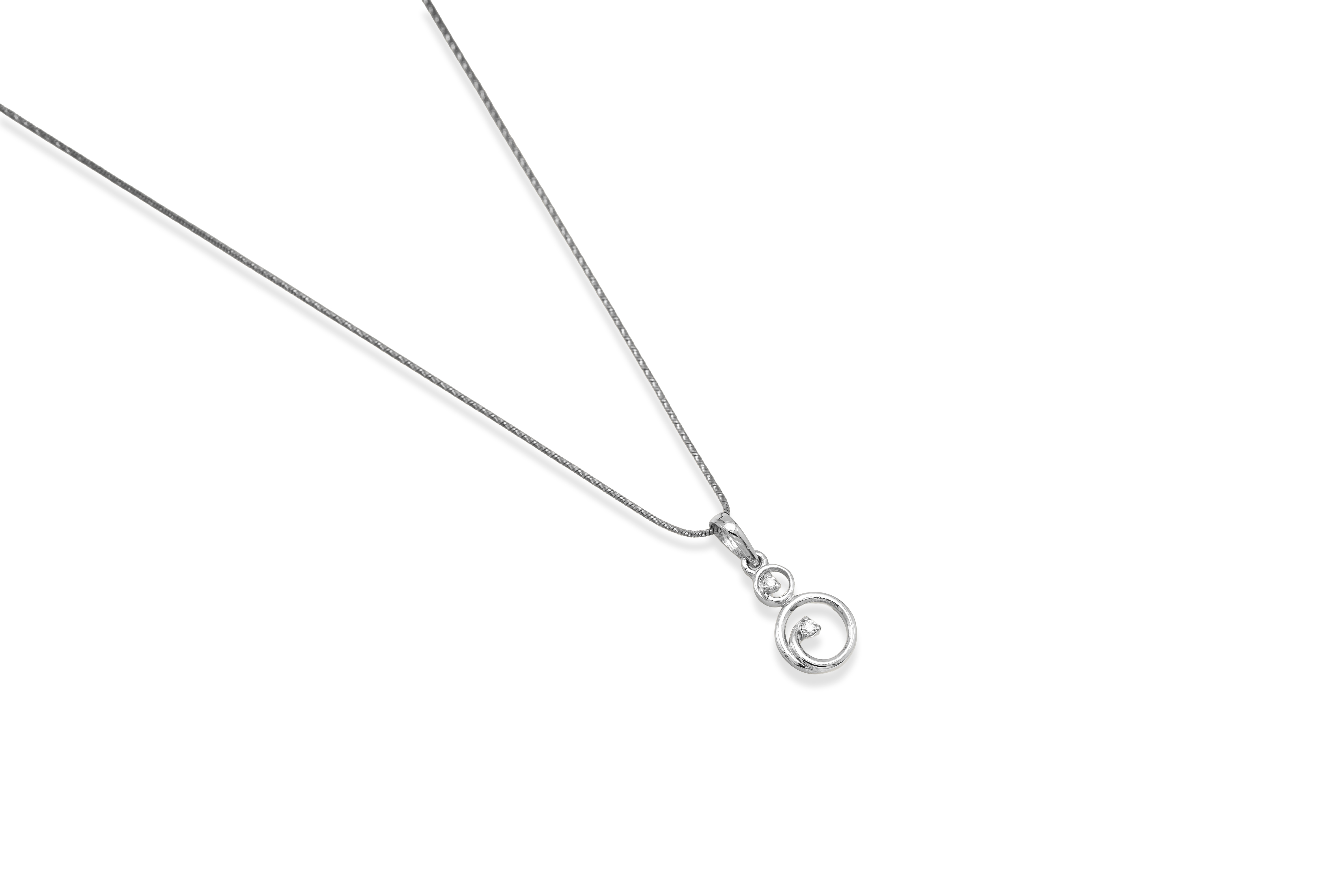 ECLIPSE CHARM SILVER PENDANT SET