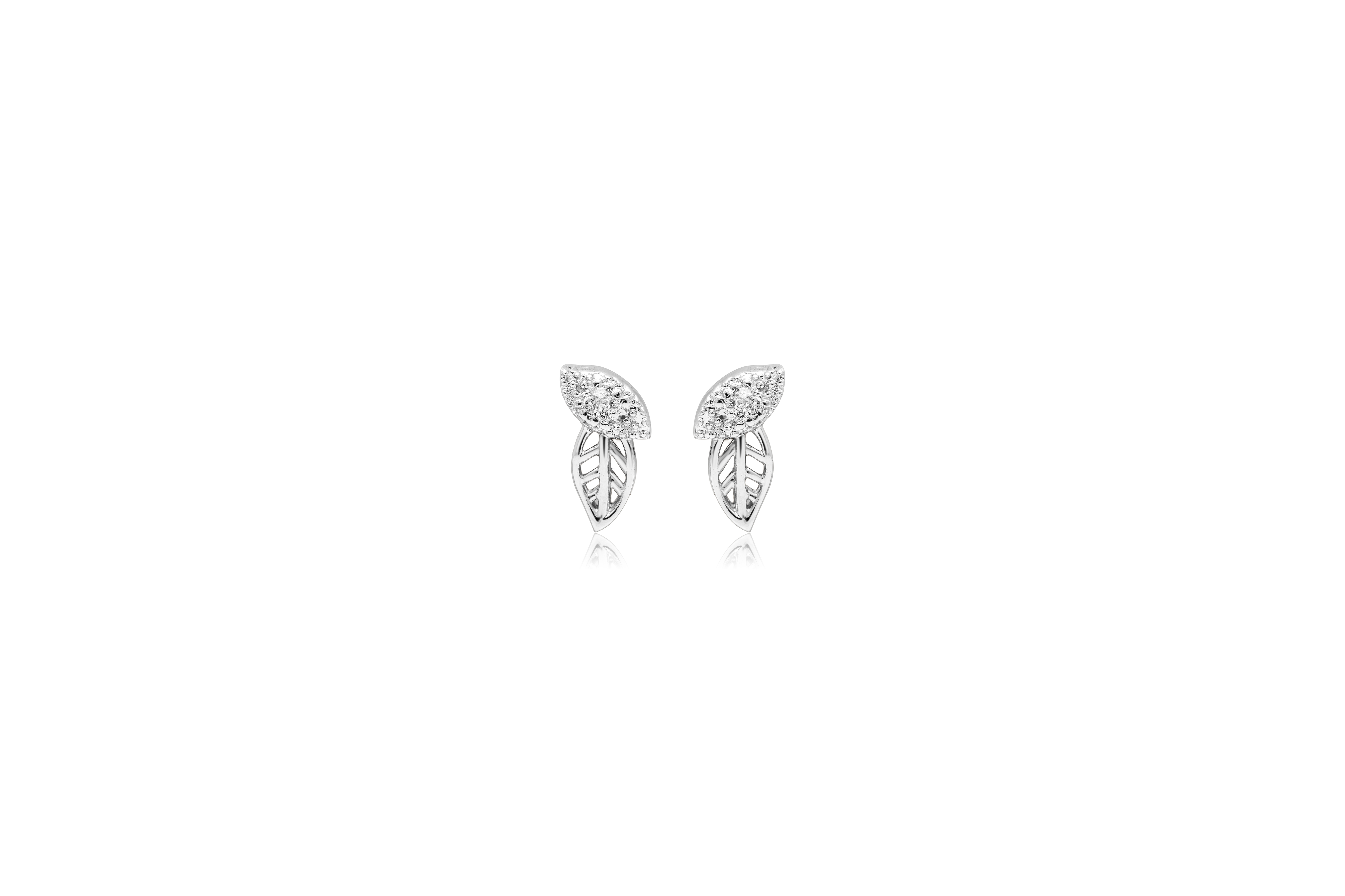 Silken vine silver pendant set – handcrafted silver PENDANTS (alternate view)