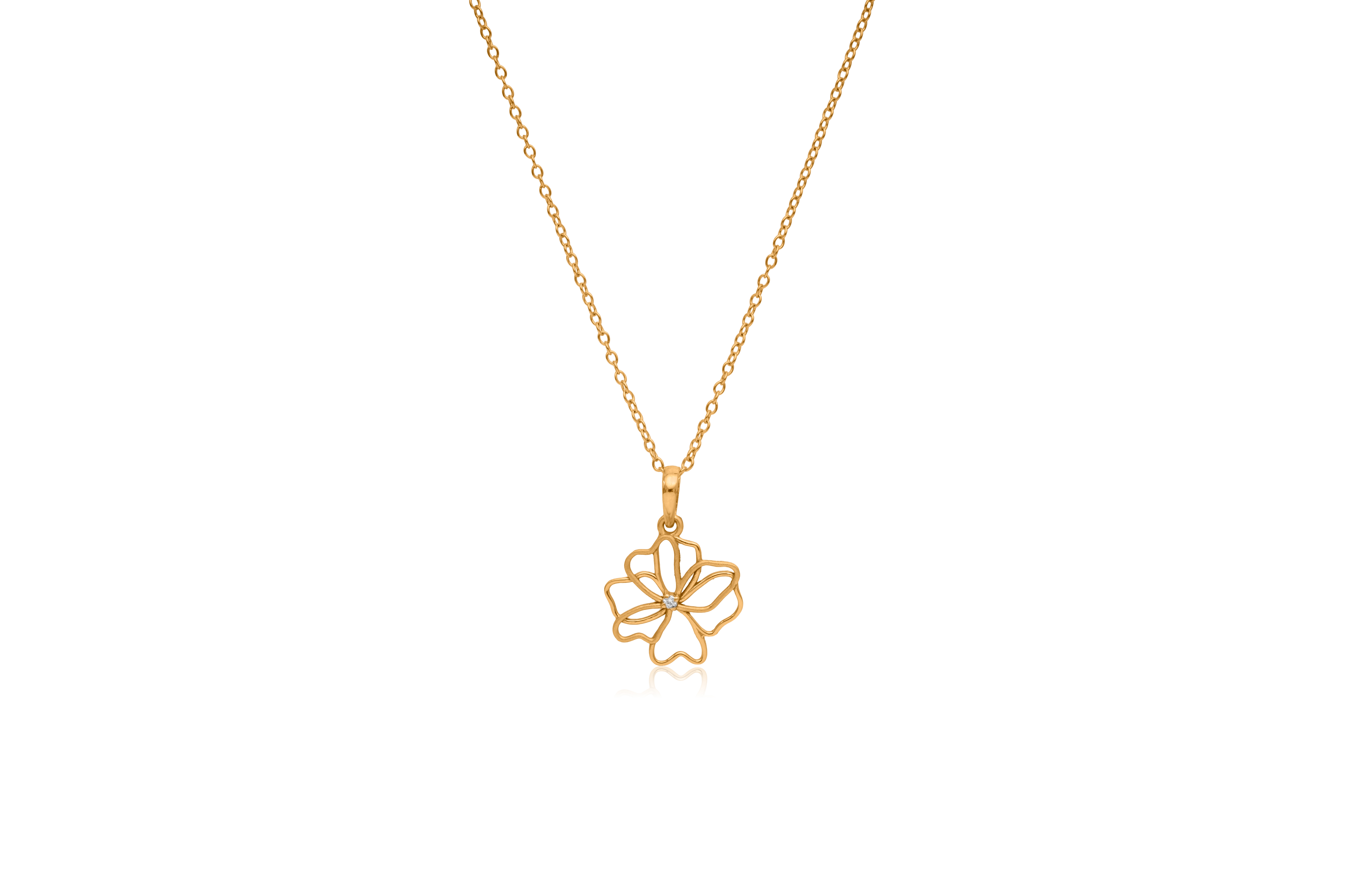 SILVERY GARDEN PENDANT SET